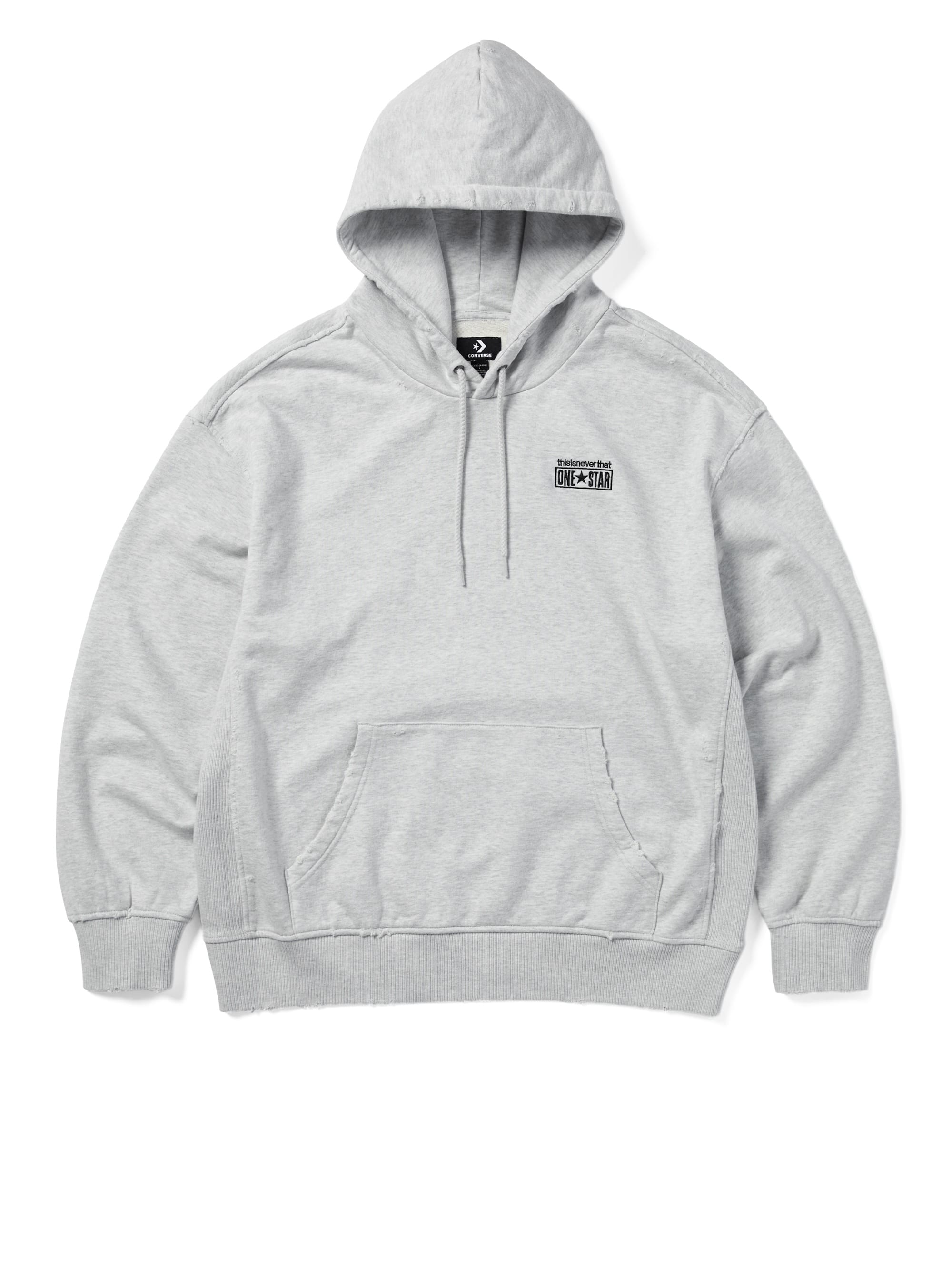 thisisneverthat - TNT Converse Washed Hoodie (Grey) product image 1 | TRAB K-Fashion Australia