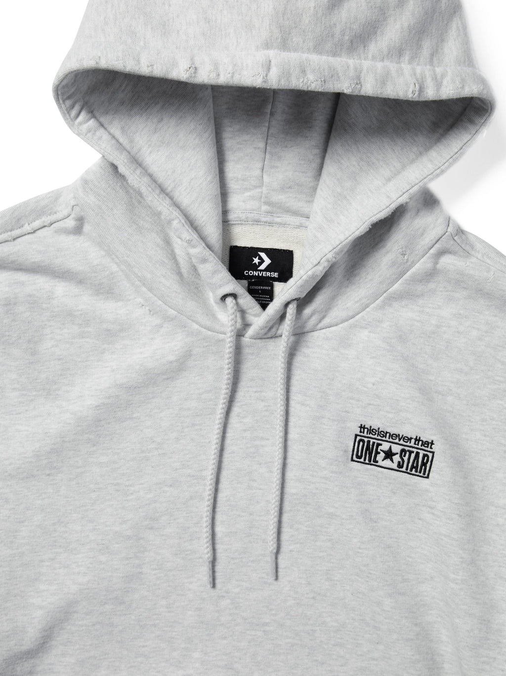 thisisneverthat - TNT Converse Washed Hoodie (Grey) product image 2 | TRAB K-Fashion Australia