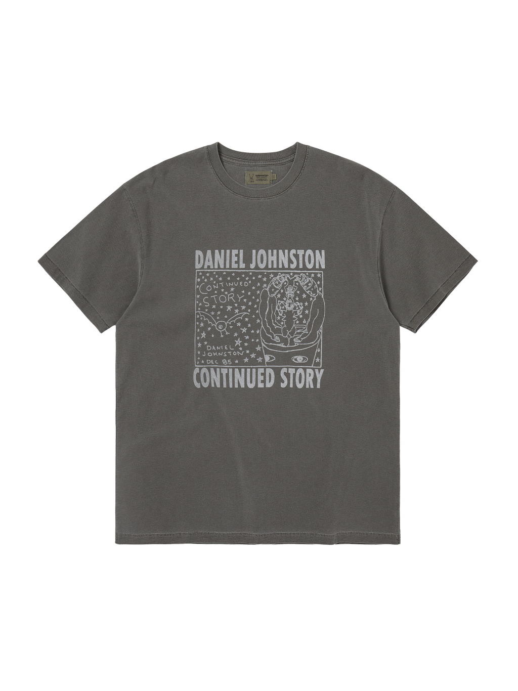 thisisneverthat - TNT Daniel Johnston Continued Story Tee (Charcoal) product image 1 | TRAB K-Fashion Australia