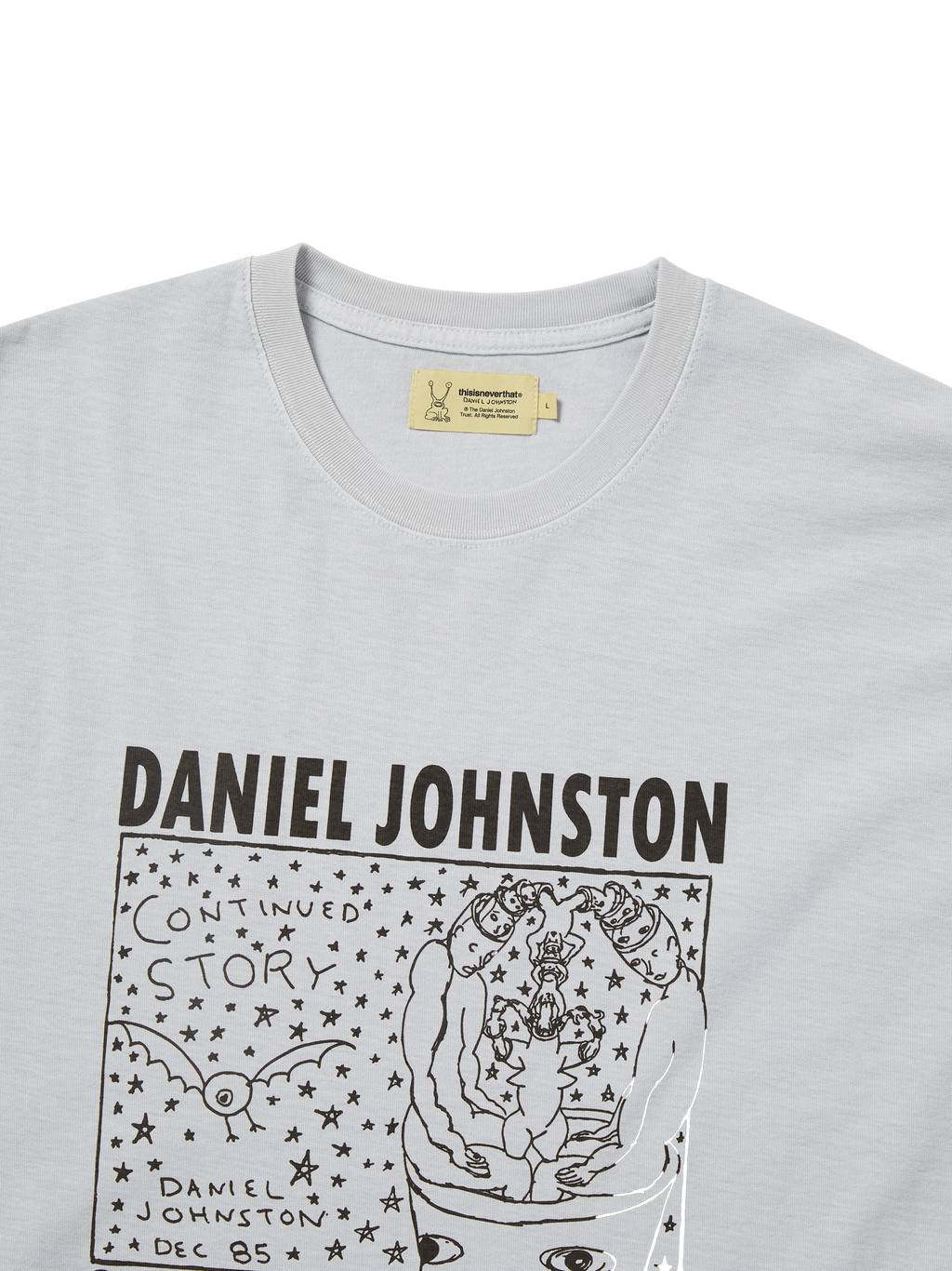 thisisneverthat - TNT Daniel Johnston Continued Story Tee (Lilac) product image 2 | TRAB K-Fashion Australia