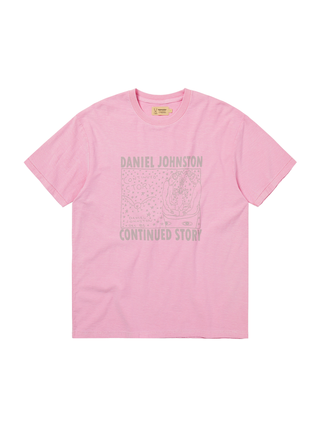 thisisneverthat - TNT Daniel Johnston Continued Story Tee (Soft Pink) product image 1 | TRAB K-Fashion Australia
