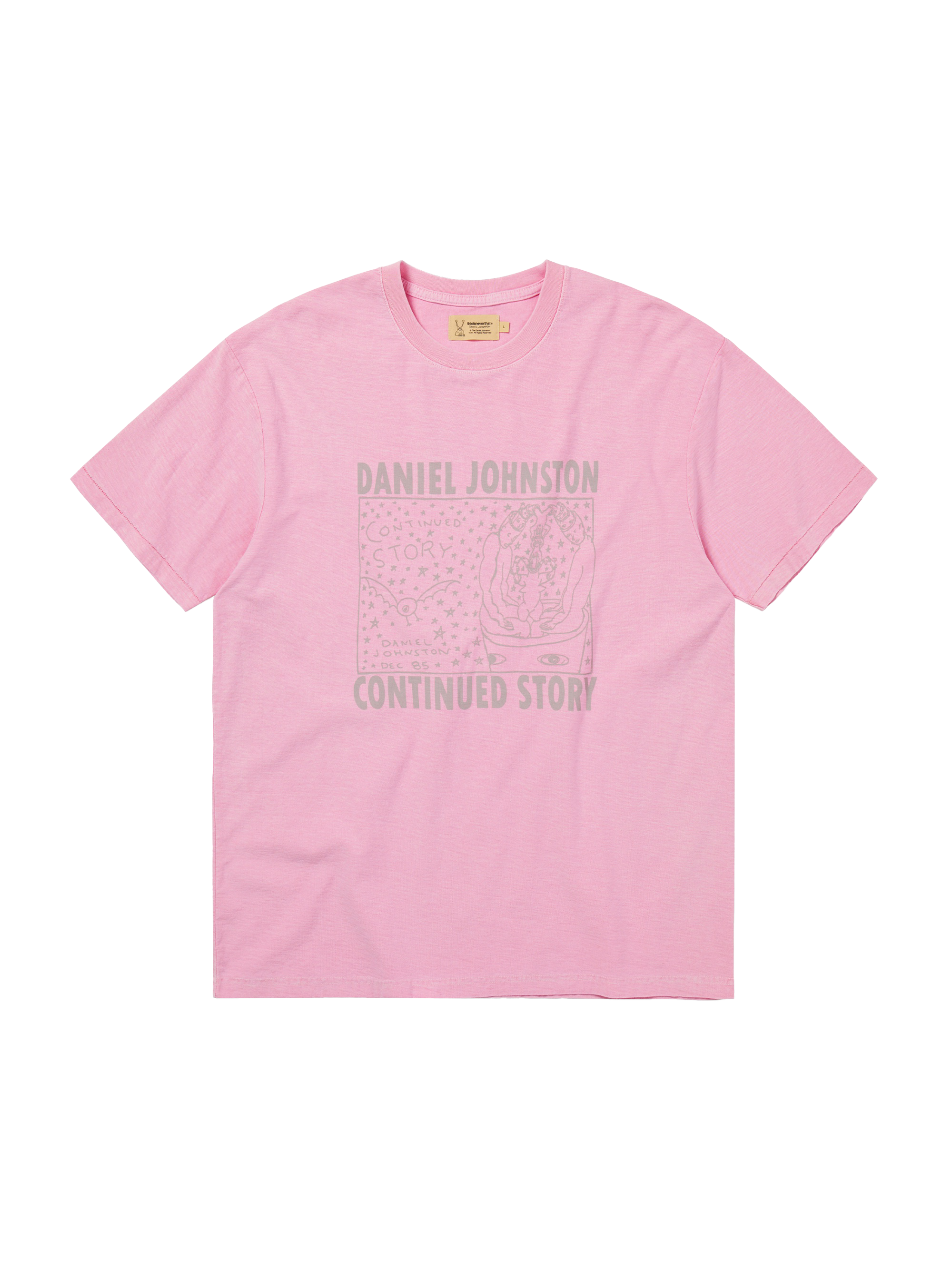 thisisneverthat - TNT Daniel Johnston Continued Story Tee (Soft Pink) product image 1 | TRAB K-Fashion Australia