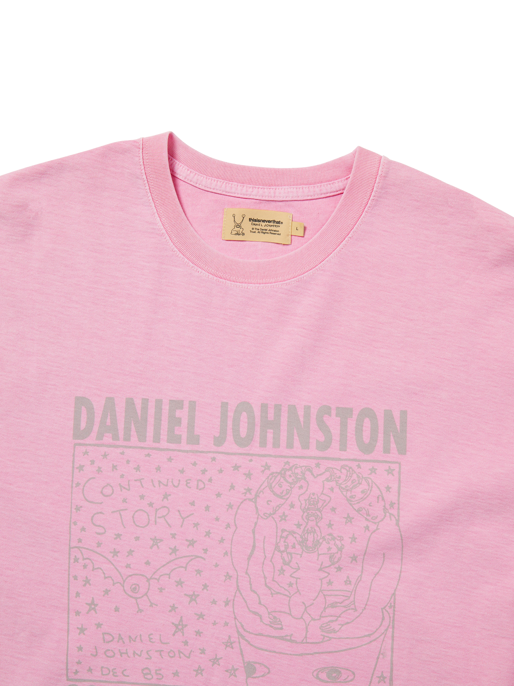 thisisneverthat - TNT Daniel Johnston Continued Story Tee (Soft Pink) product image 2 | TRAB K-Fashion Australia