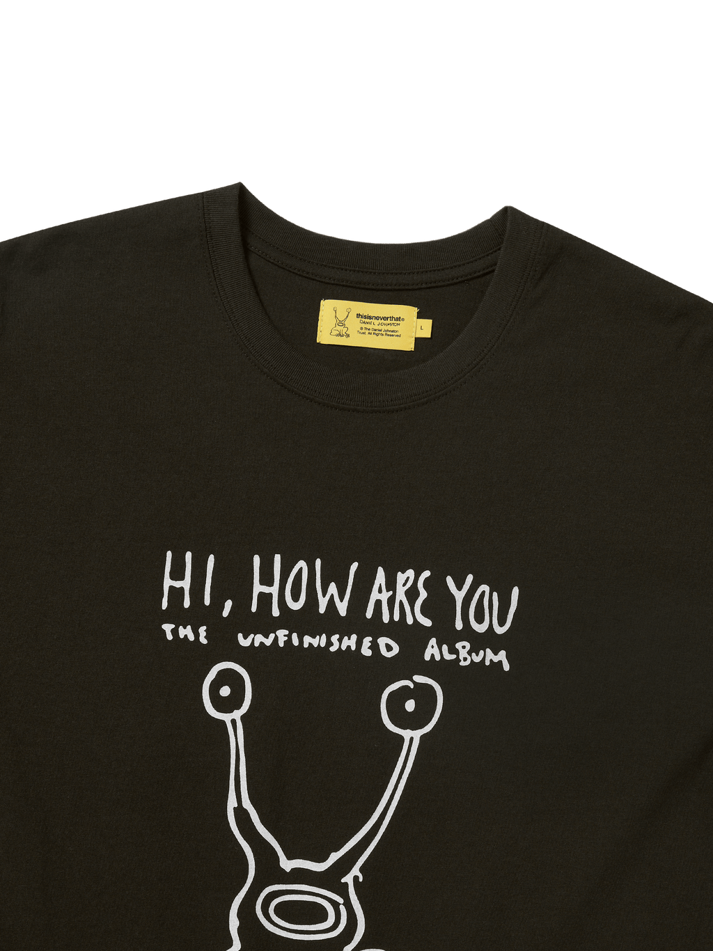 thisisneverthat - TNT Daniel Johnston Frog Tee Off (Black) product image 2 | TRAB K-Fashion Australia