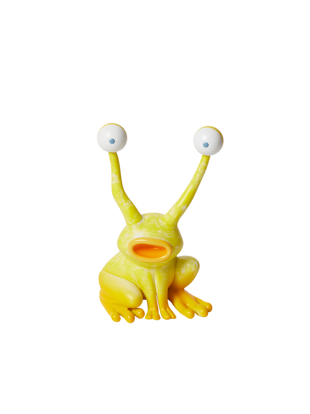 thisisneverthat - TNT Daniel Johnston Jeremiah the Innocent Frog Vinyl Sculpture (Yellow) product image 6 | TRAB K-Fashion Australia