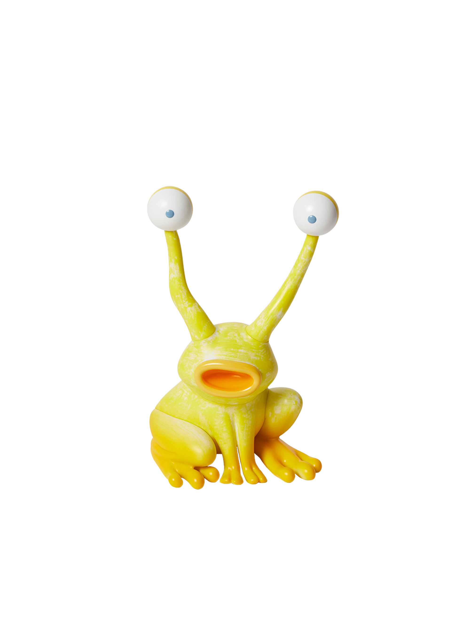 thisisneverthat - TNT Daniel Johnston Jeremiah the Innocent Frog Vinyl Sculpture (Yellow) product image 6 | TRAB K-Fashion Australia