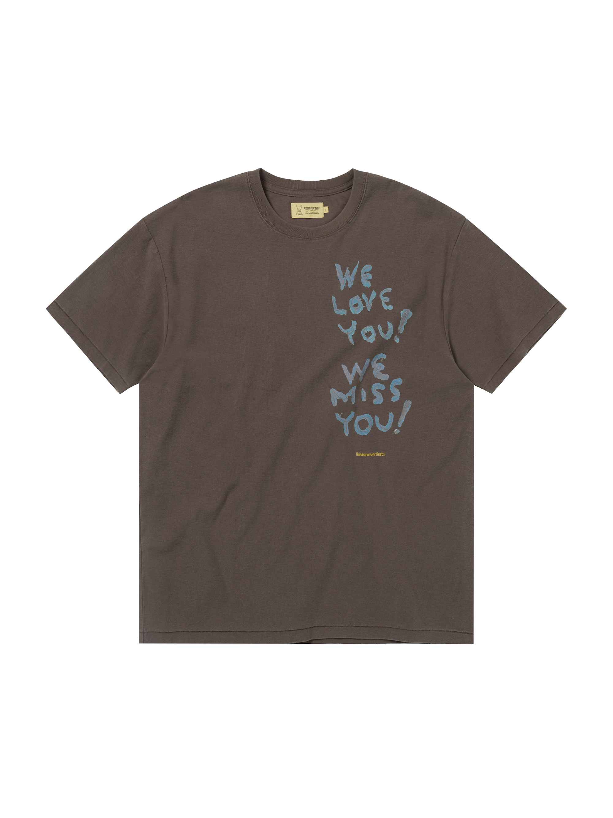 thisisneverthat - TNT Daniel Johnston Kirby Tee (Brown) product image 1 | TRAB K-Fashion Australia