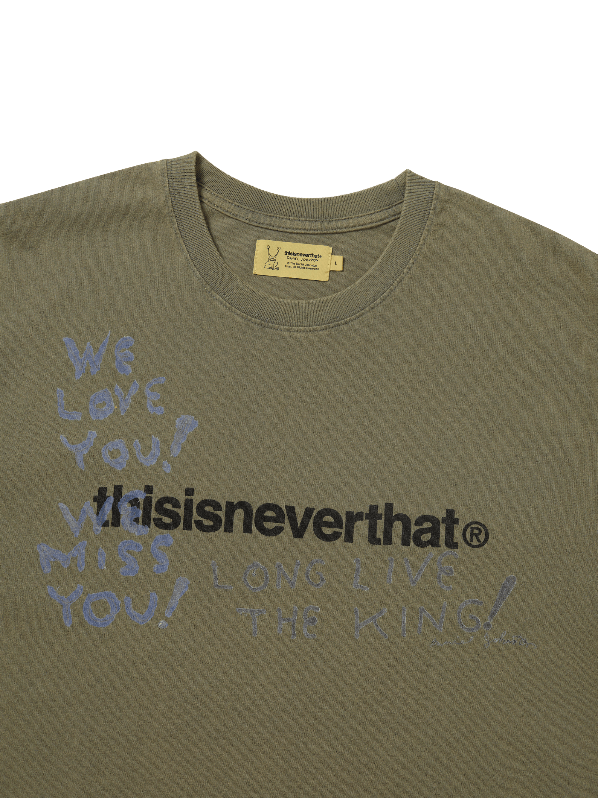 thisisneverthat - TNT Daniel Johnston Kirby Tee (Mud) product image 3 | TRAB K-Fashion Australia