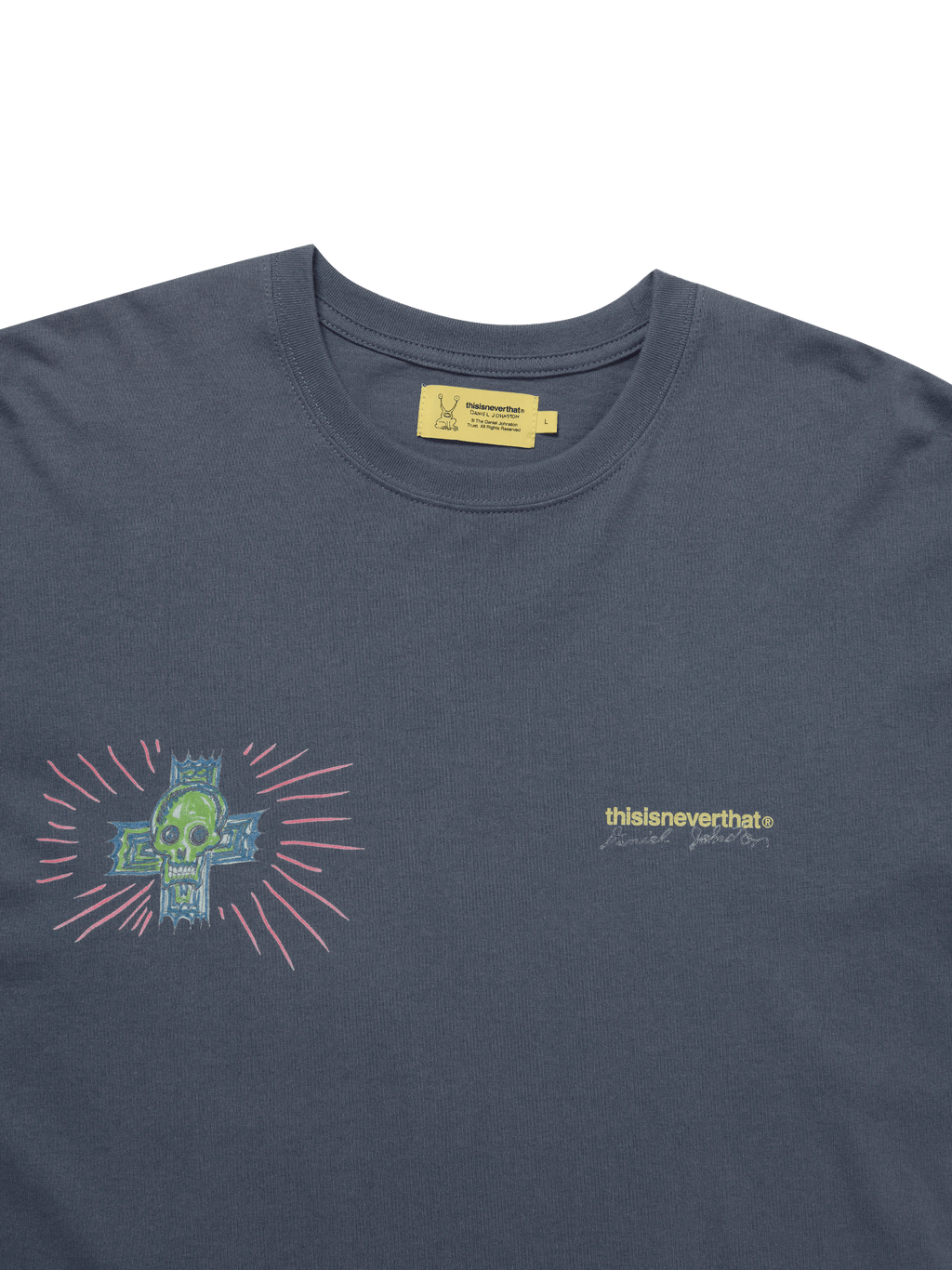 thisisneverthat - TNT Daniel Johnston Layered L/S Tee Warm (Blue) product image 2 | TRAB K-Fashion Australia