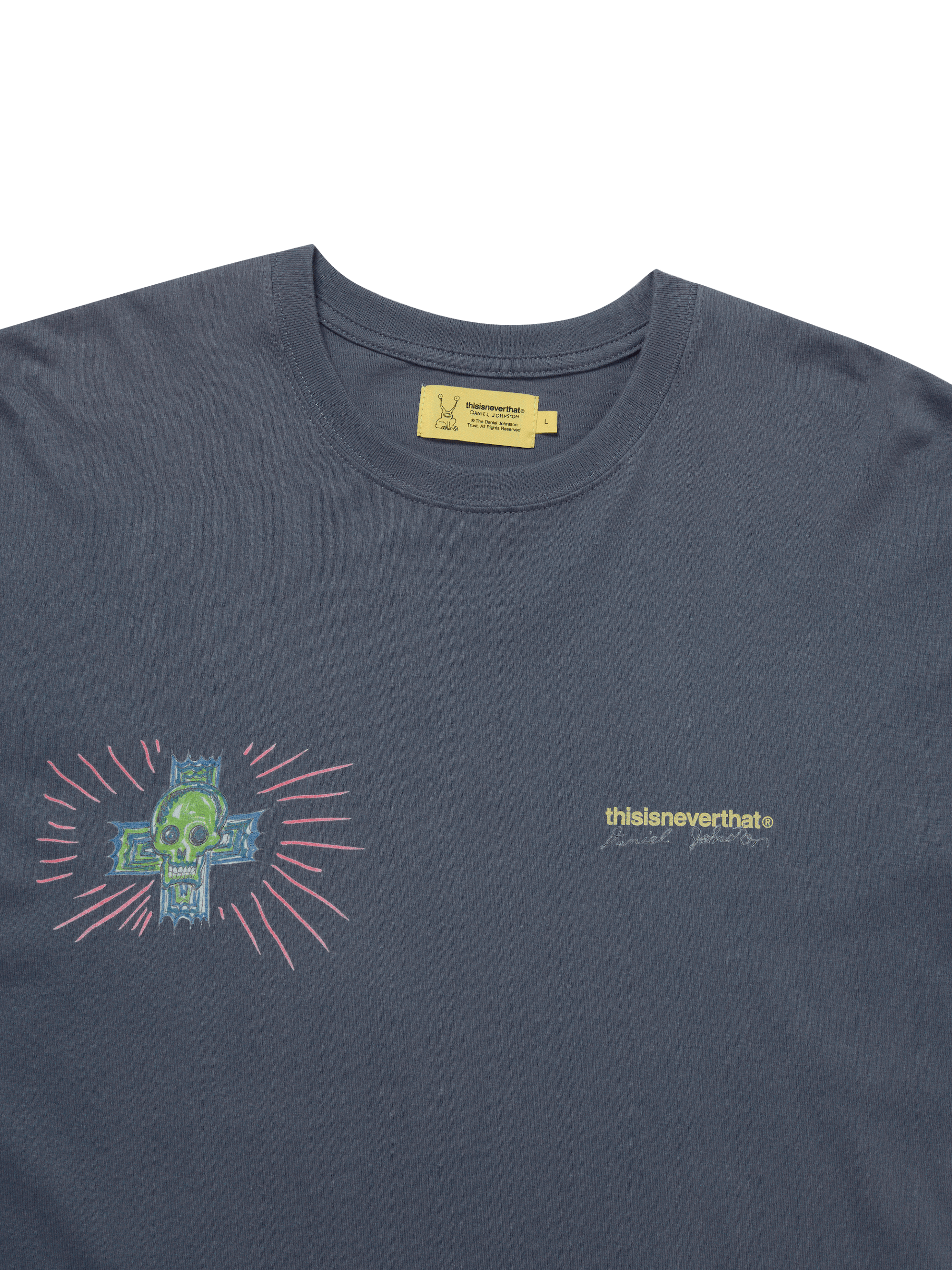 thisisneverthat - TNT Daniel Johnston Layered L/S Tee Warm (Blue) product image 2 | TRAB K-Fashion Australia