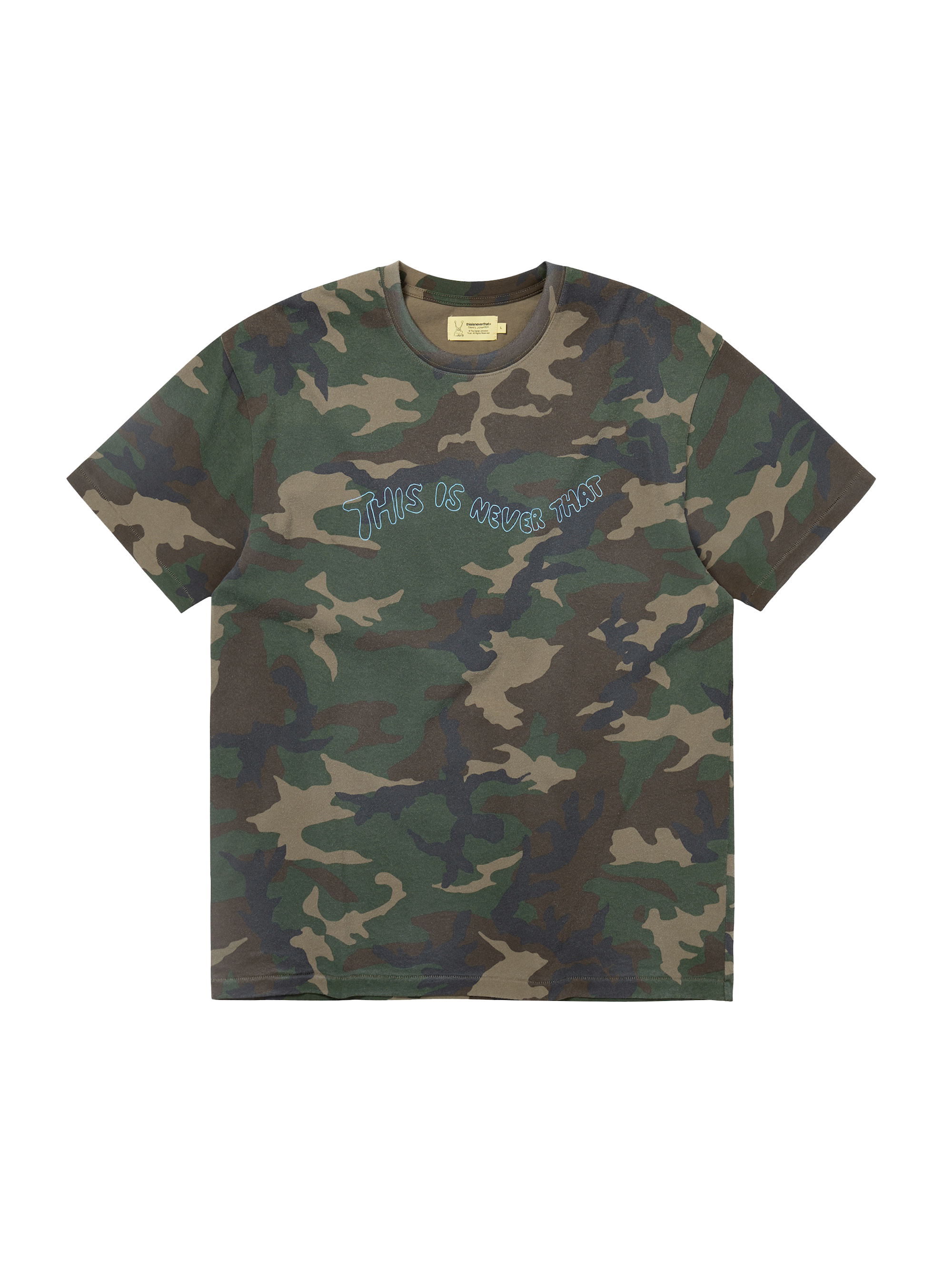 thisisneverthat - TNT Daniel Johnston Mannequins Tee (Camo) product image 1 | TRAB K-Fashion Australia