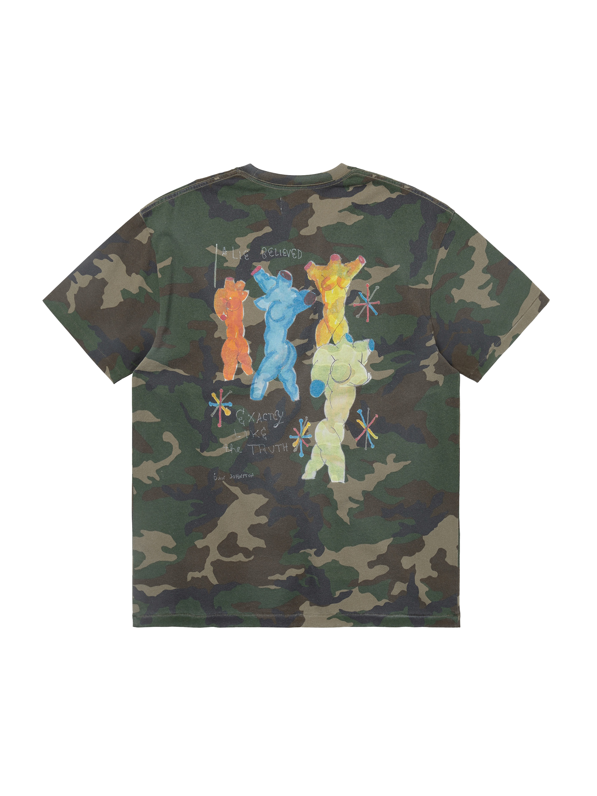 thisisneverthat - TNT Daniel Johnston Mannequins Tee (Camo) product image 3 | TRAB K-Fashion Australia