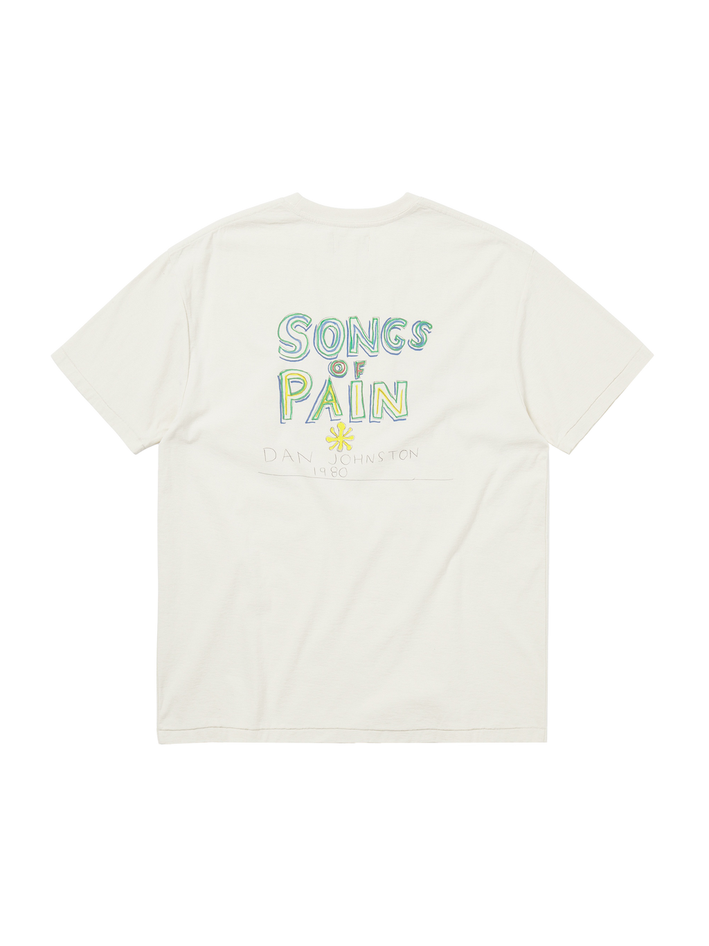 thisisneverthat - TNT Daniel Johnston SONGS of PAIN Faded Tee (Natural) product image 3 | TRAB K-Fashion Australia