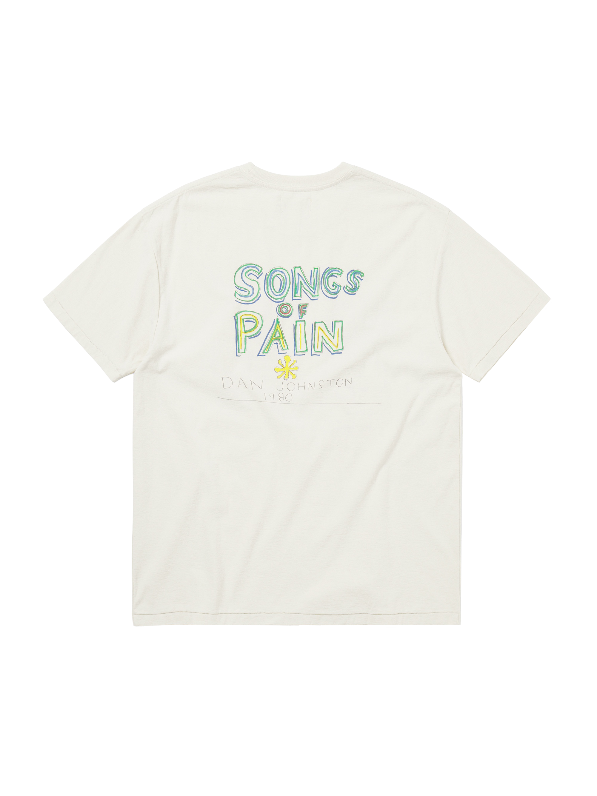 thisisneverthat - TNT Daniel Johnston SONGS of PAIN Faded Tee (Natural) product image 3 | TRAB K-Fashion Australia