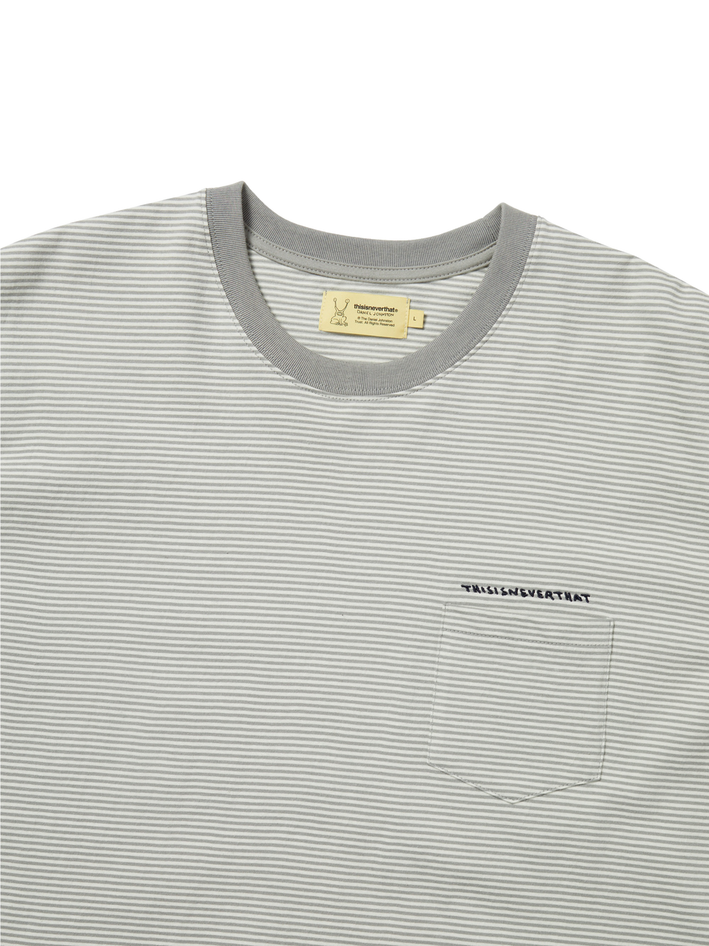 thisisneverthat - TNT Daniel Johnston Smiling Tee (Grey) product image 2 | TRAB K-Fashion Australia