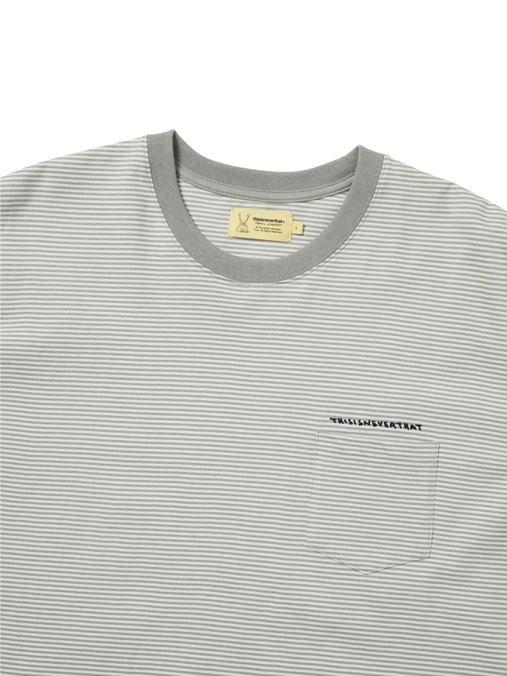 thisisneverthat - TNT Daniel Johnston Smiling Tee (Grey) product image 2 | TRAB K-Fashion Australia