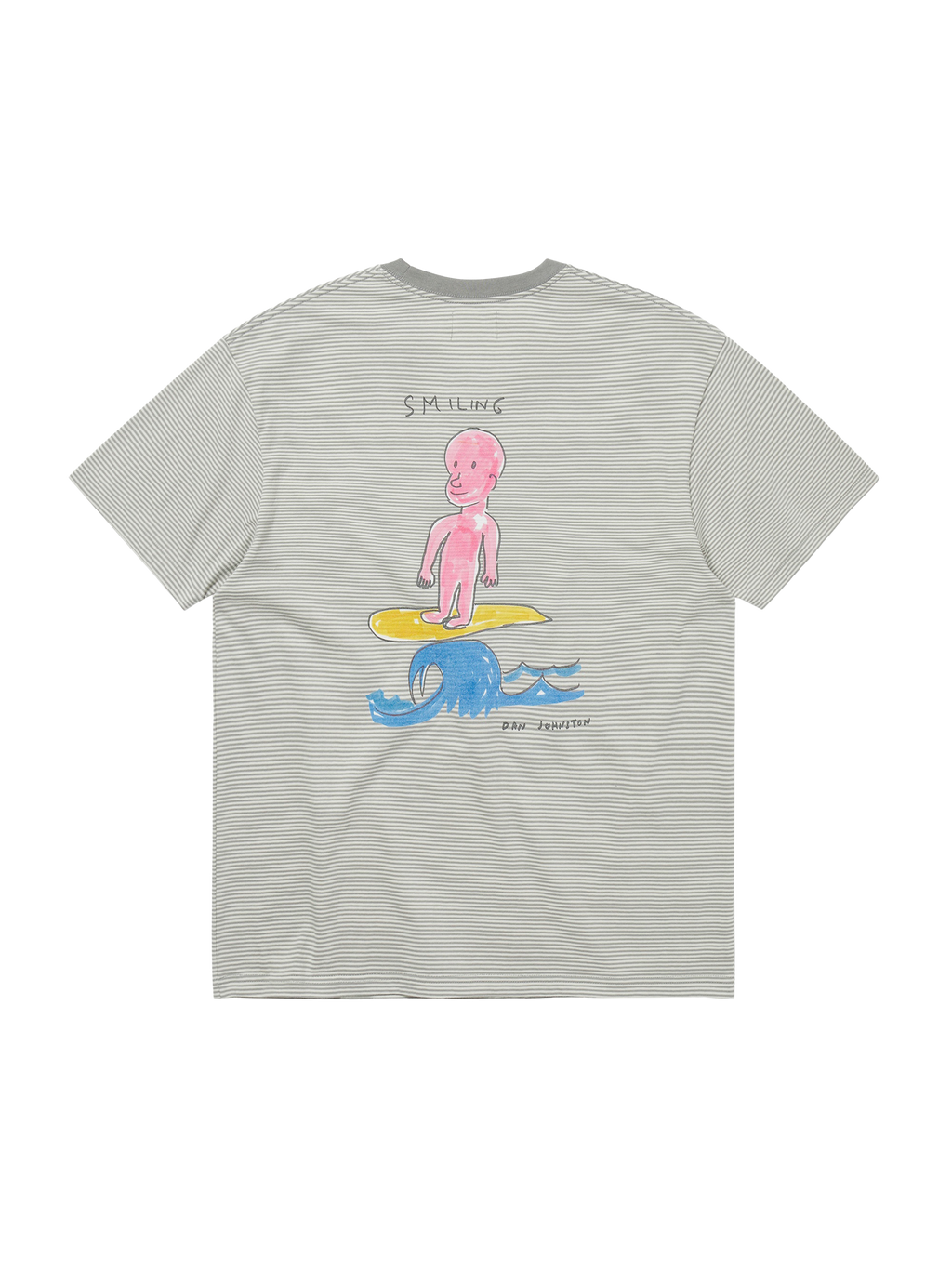 thisisneverthat - TNT Daniel Johnston Smiling Tee (Grey) product image 3 | TRAB K-Fashion Australia