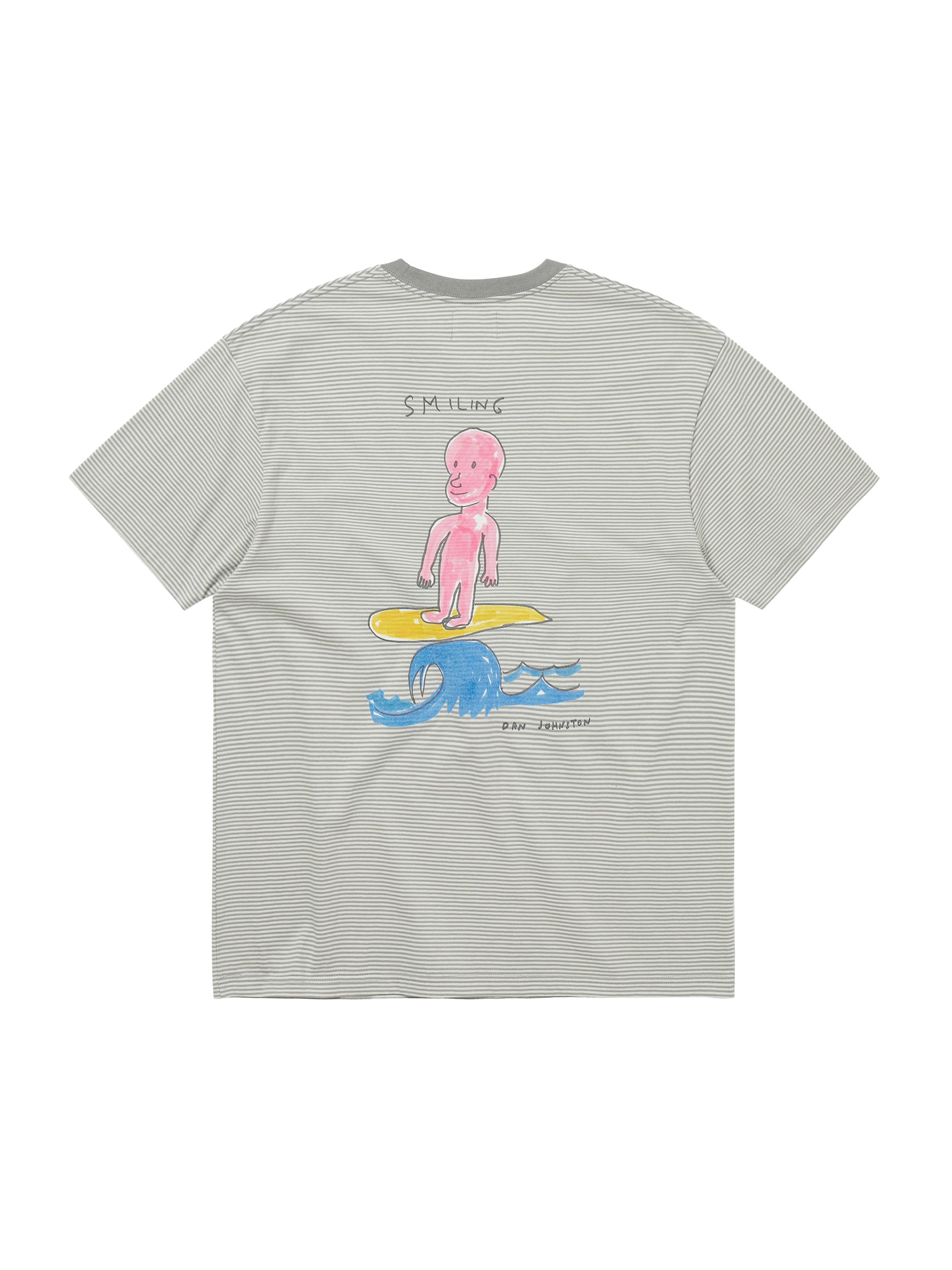 thisisneverthat - TNT Daniel Johnston Smiling Tee (Grey) product image 3 | TRAB K-Fashion Australia