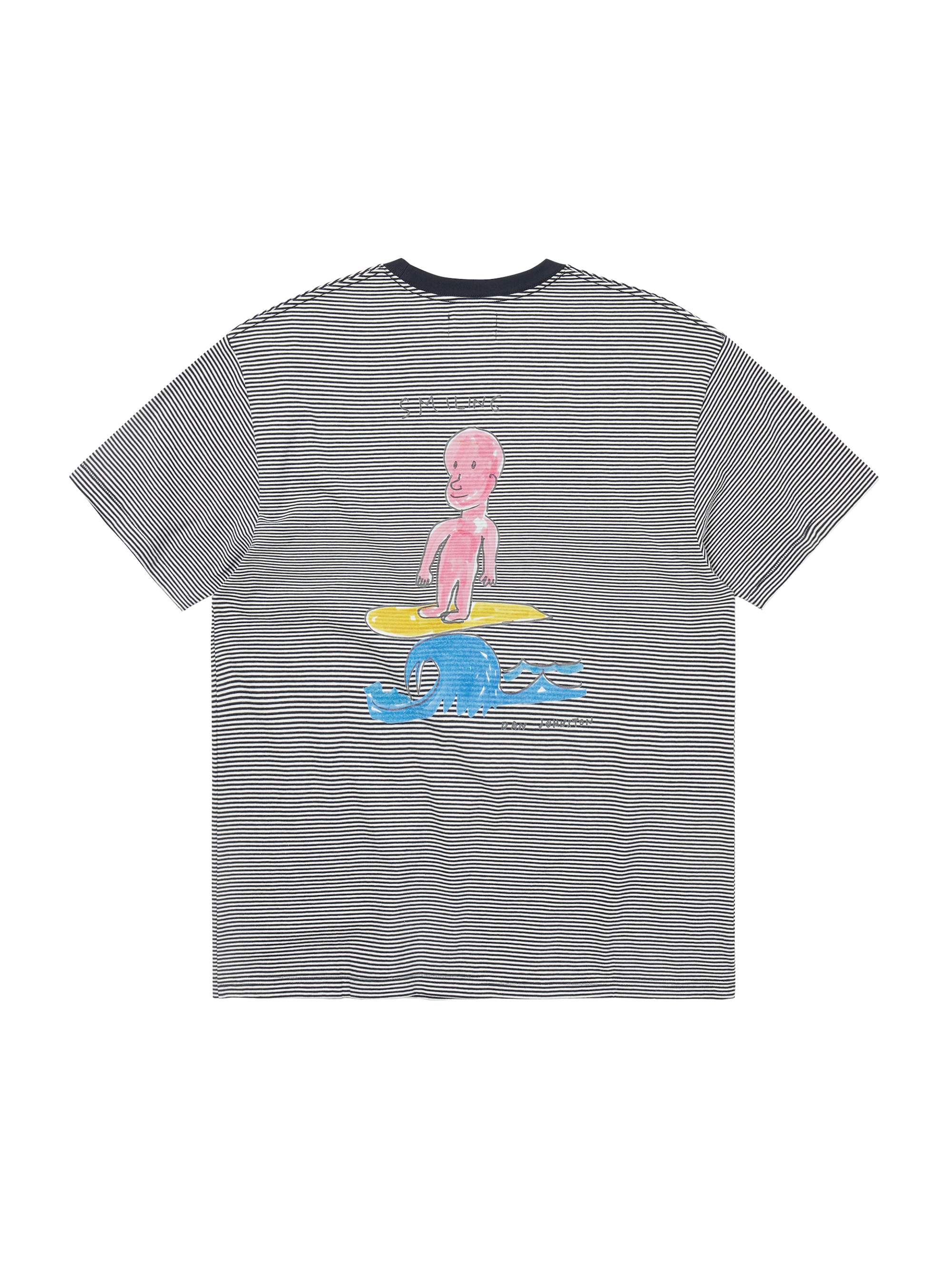 thisisneverthat - TNT Daniel Johnston Smiling Tee (Navy) product image 3 | TRAB K-Fashion Australia