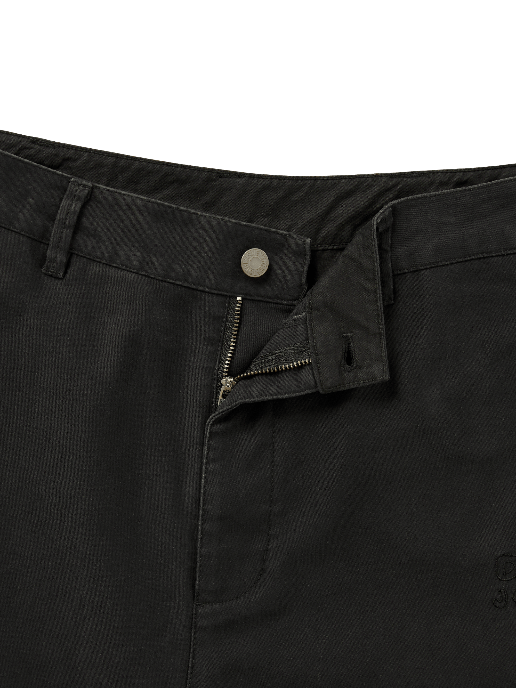 thisisneverthat - TNT Daniel Johnston Washed Short (black) product image 2 | TRAB K-Fashion Australia