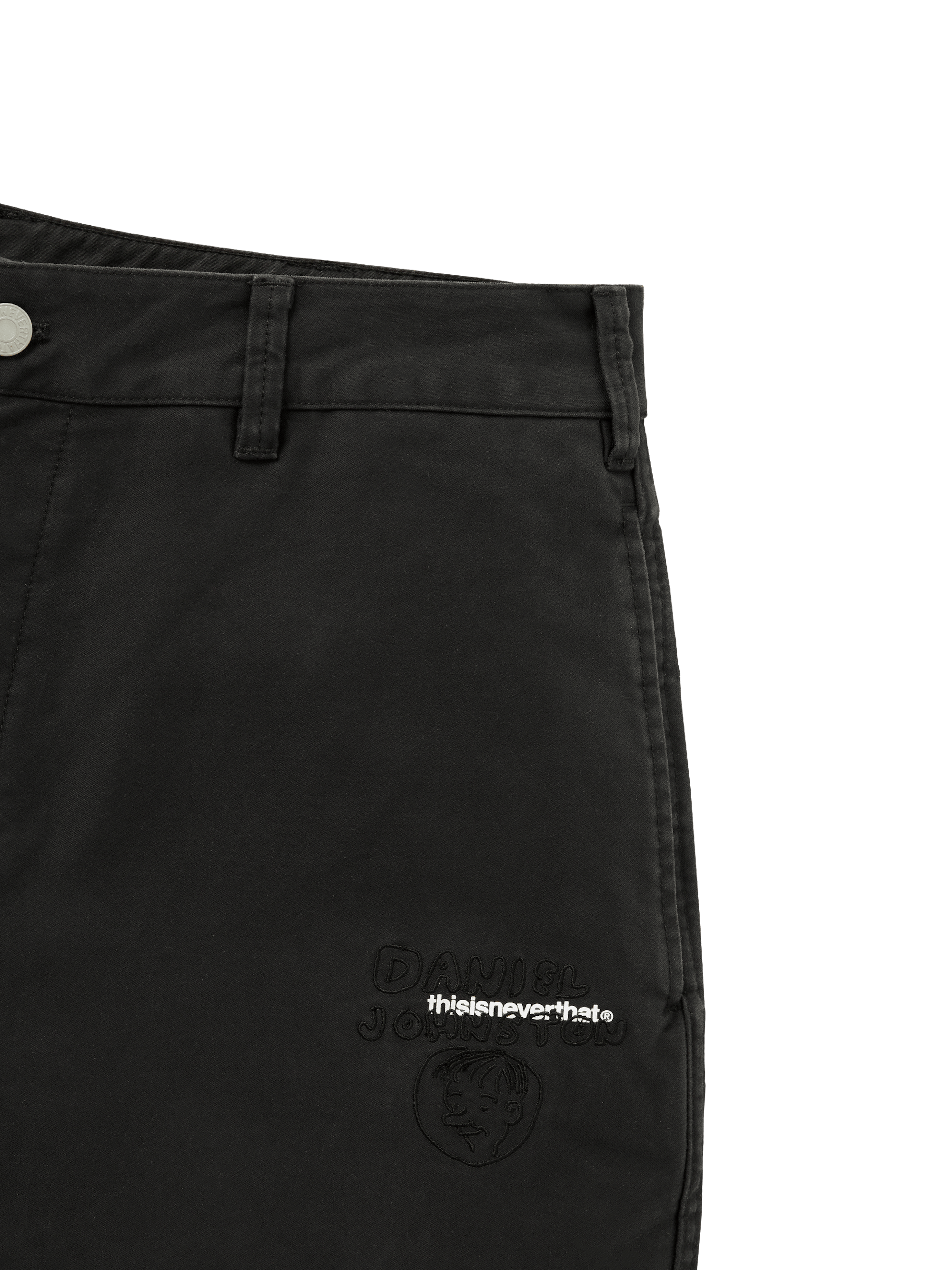 thisisneverthat - TNT Daniel Johnston Washed Short (black) product image 3 | TRAB K-Fashion Australia