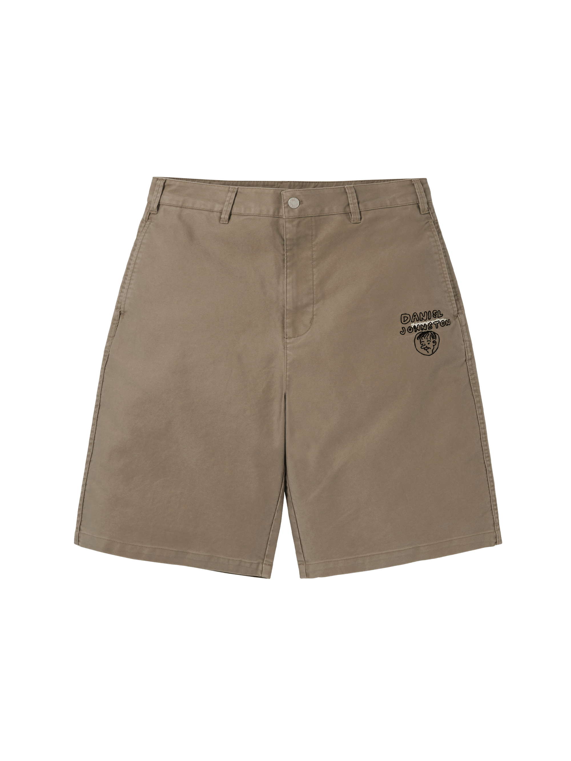 thisisneverthat - TNT Daniel Johnston Washed Short (khaki) product image 1 | TRAB K-Fashion Australia