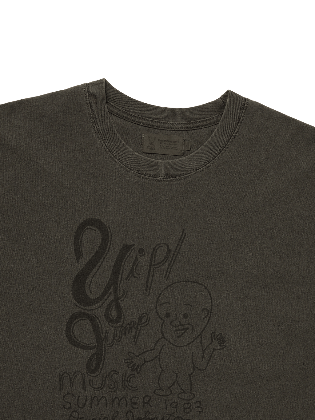 thisisneverthat - TNT Daniel Johnston Yip Jump Tee (Charcoal) product image 2 | TRAB K-Fashion Australia