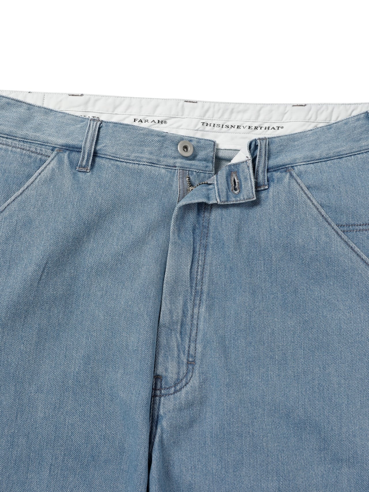 thisisneverthat - TNT FARAH Denim Painter Pants (Bleach) product image 2 | TRAB K-Fashion Australia