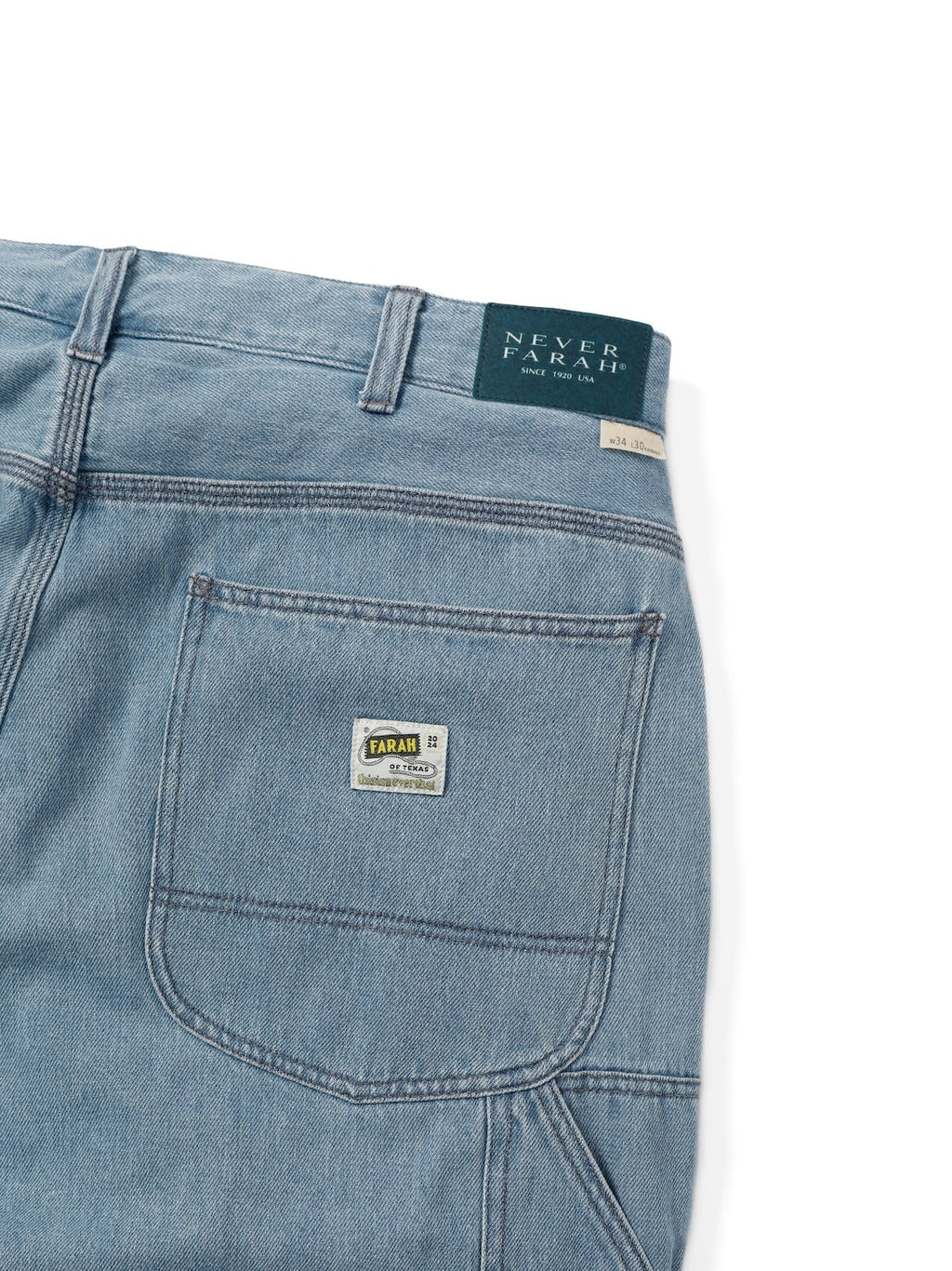 thisisneverthat - TNT FARAH Denim Painter Pants (Bleach) product image 5 | TRAB K-Fashion Australia