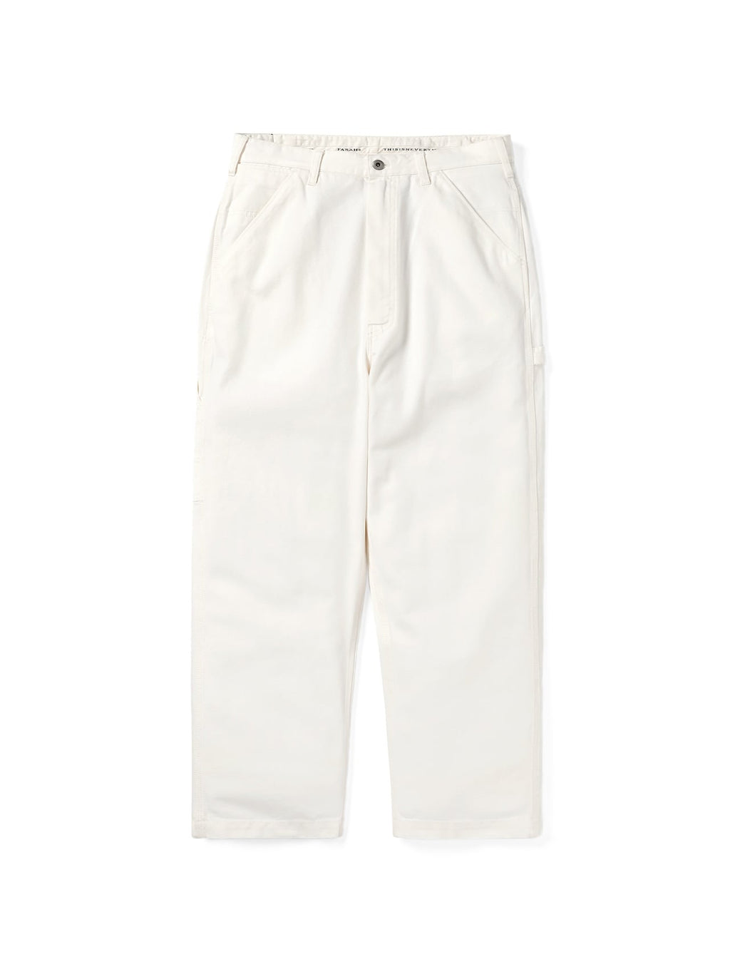 thisisneverthat - TNT FARAH Duck Painter Pants (white) product image 1 | TRAB K-Fashion Australia