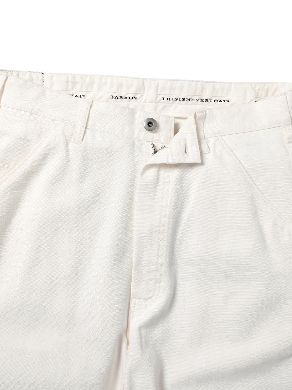 thisisneverthat - TNT FARAH Duck Painter Pants (white) product image 2 | TRAB K-Fashion Australia