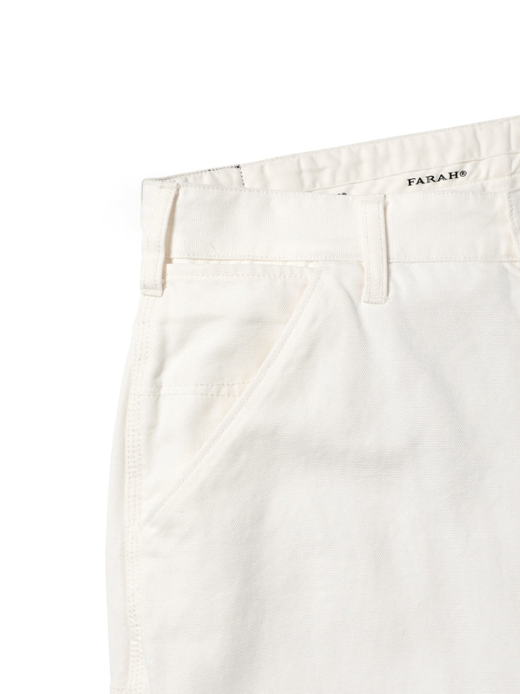 thisisneverthat - TNT FARAH Duck Painter Pants (white) product image 3 | TRAB K-Fashion Australia