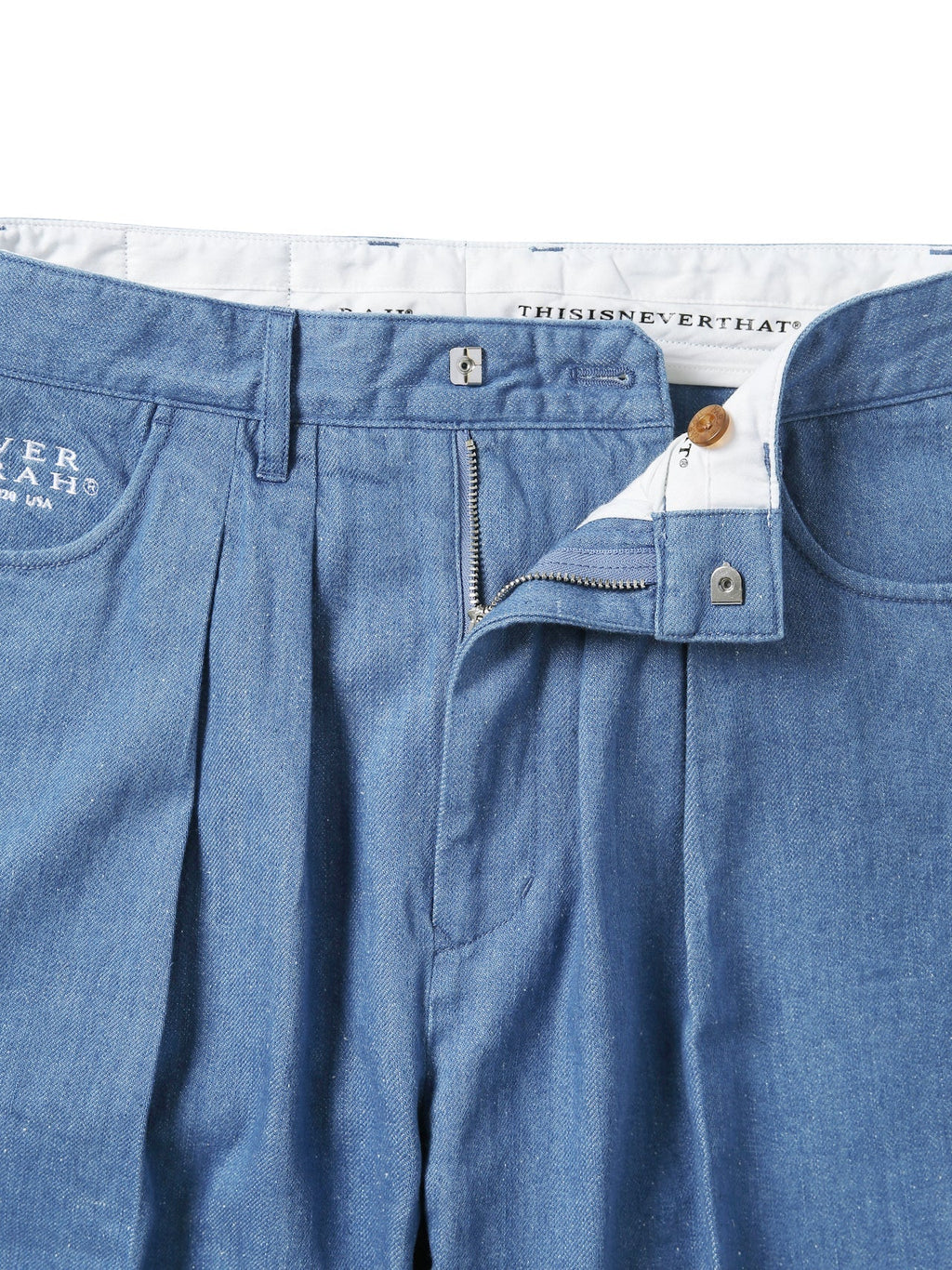 thisisneverthat - TNT FARAH Nep Denim Pant (Bleach) product image 2 | TRAB K-Fashion Australia