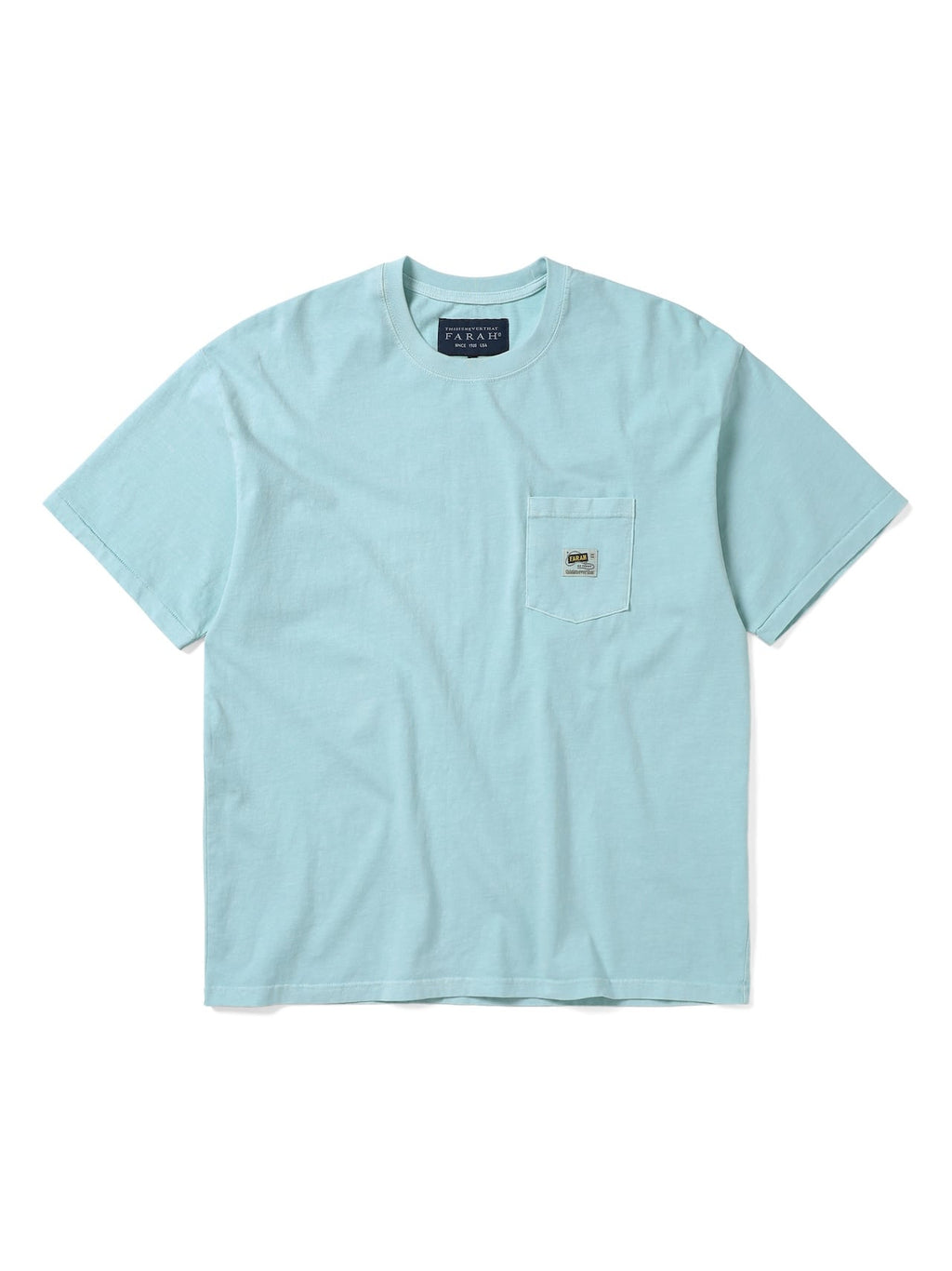 thisisneverthat - TNT FARAH Overdyed Pocket Tee Light (Blue) product image 1 | TRAB K-Fashion Australia