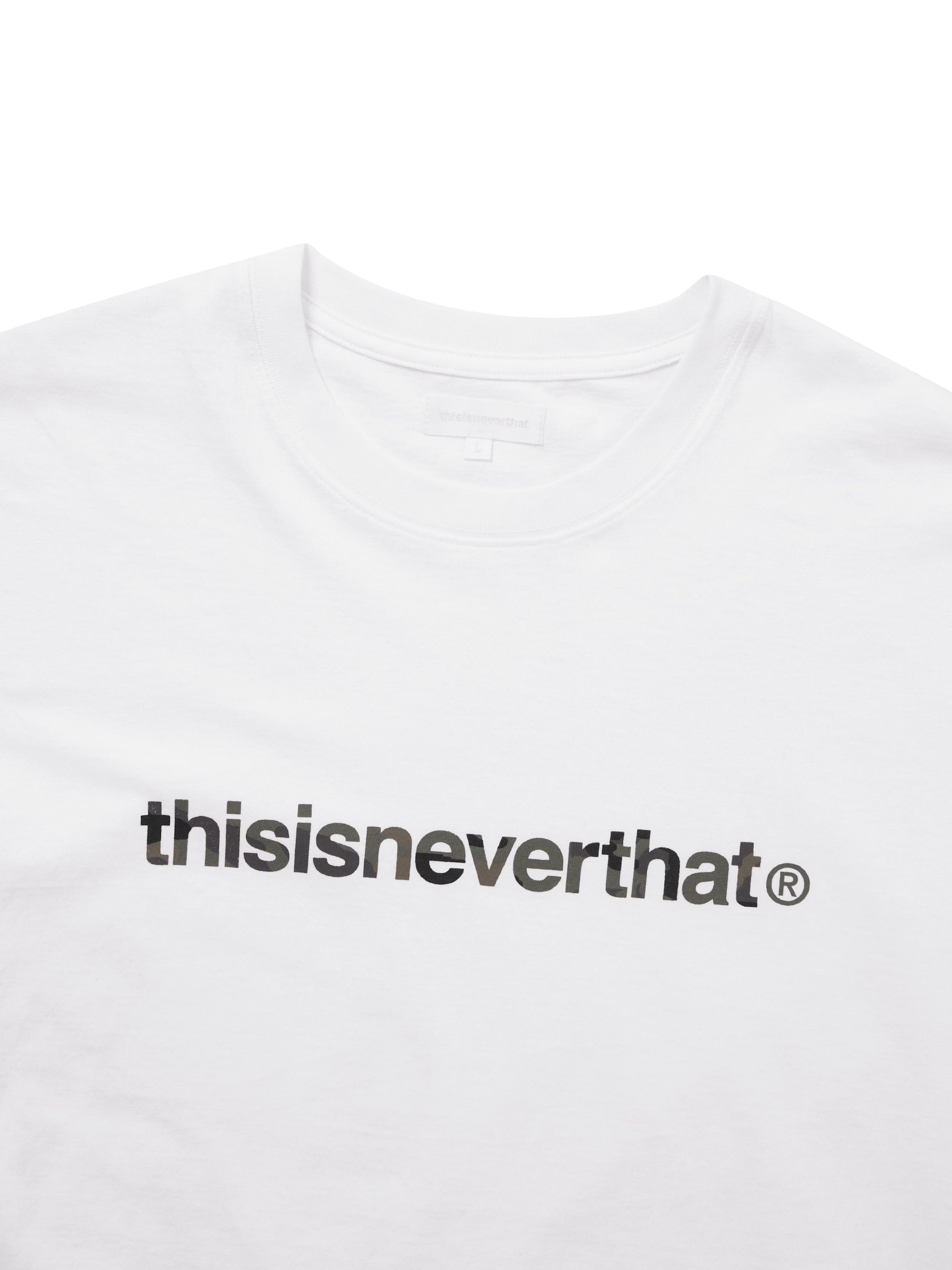 thisisneverthat - TNT FL T-Logo Tee (White) product image 3 | TRAB K-Fashion Australia