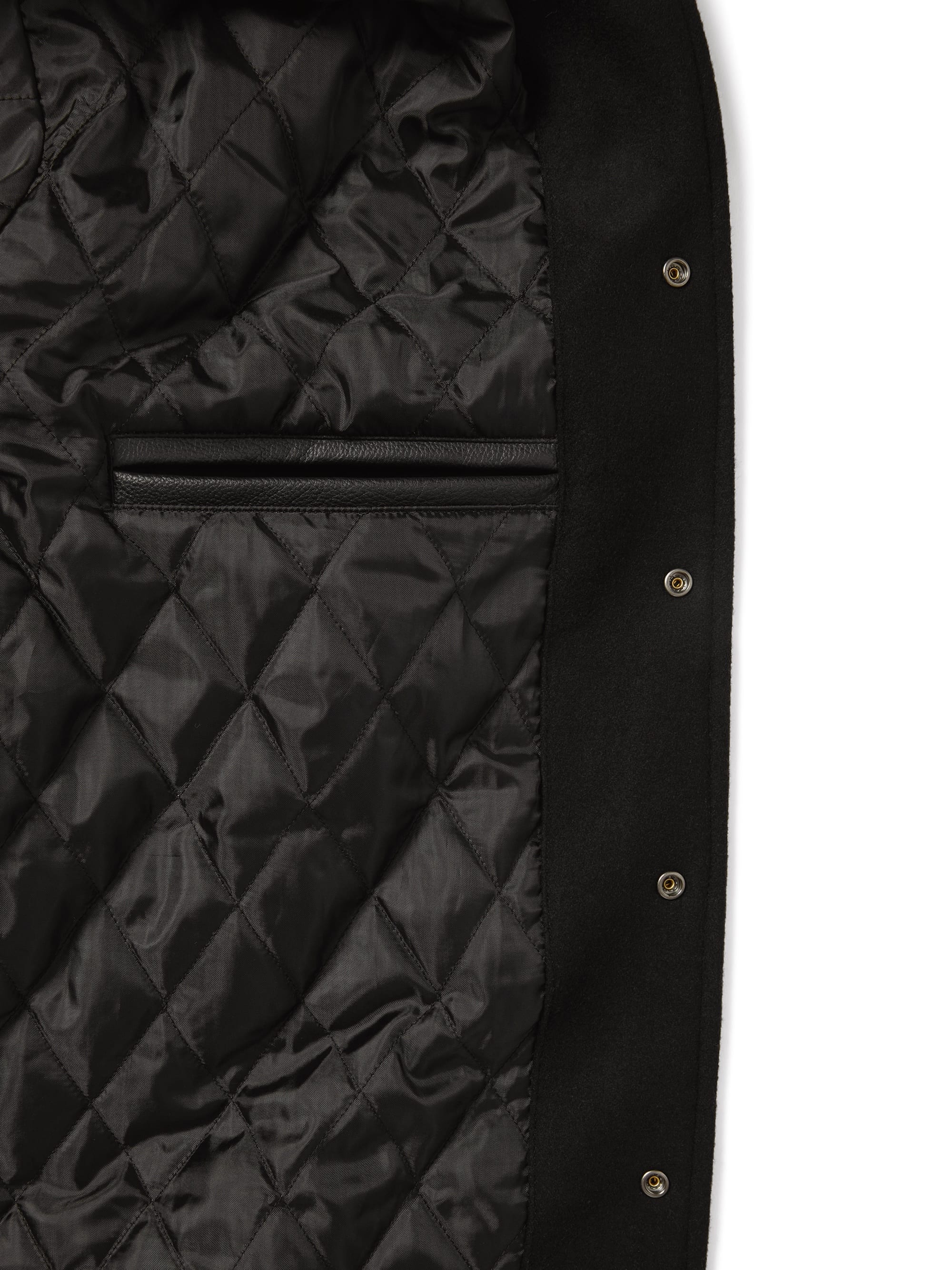 thisisneverthat - TNT FULL EMOTIVE Varsity Jacket (Black) product image 3 | TRAB K-Fashion Australia