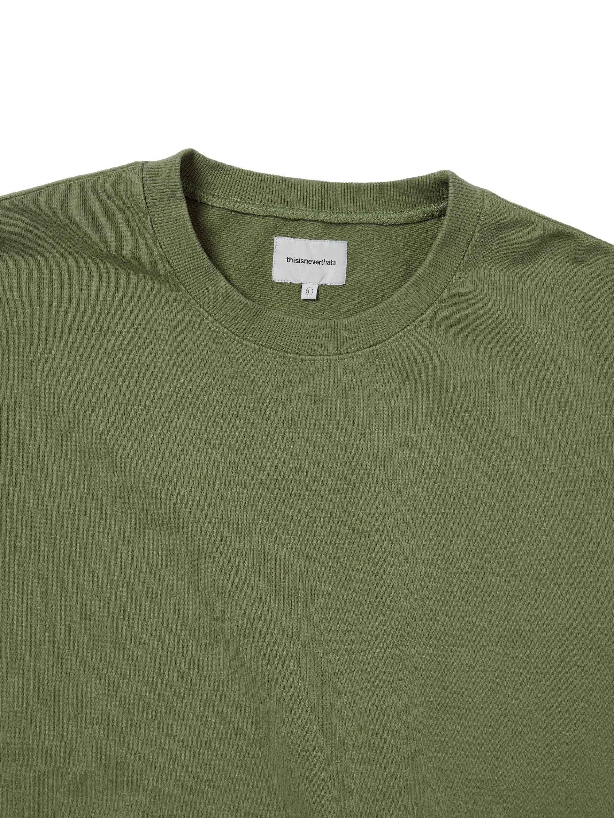 thisisneverthat - TNT Faded Crewneck Moss (Green) product image 2 | TRAB K-Fashion Australia