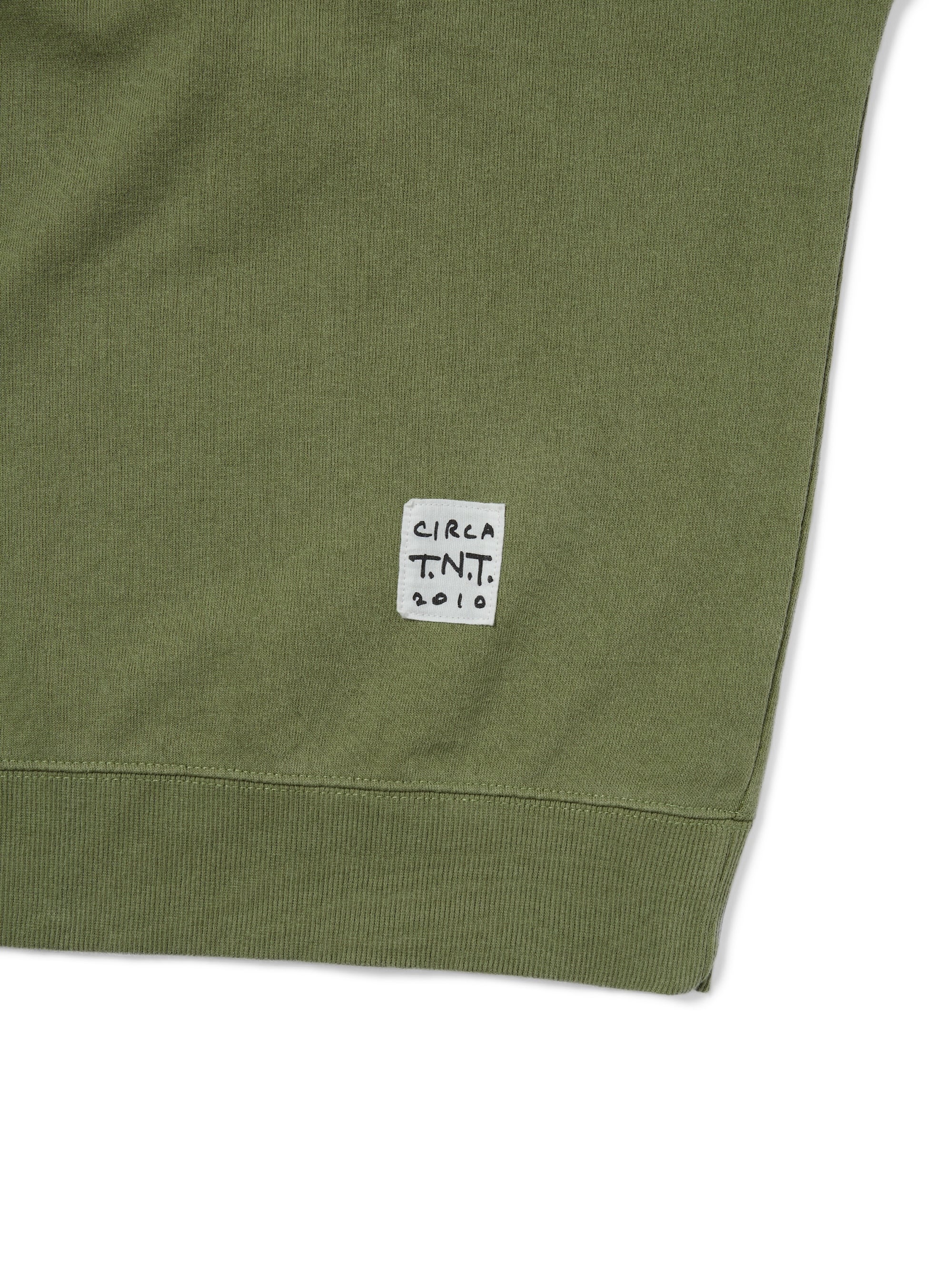 thisisneverthat - TNT Faded Crewneck Moss (Green) product image 3 | TRAB K-Fashion Australia