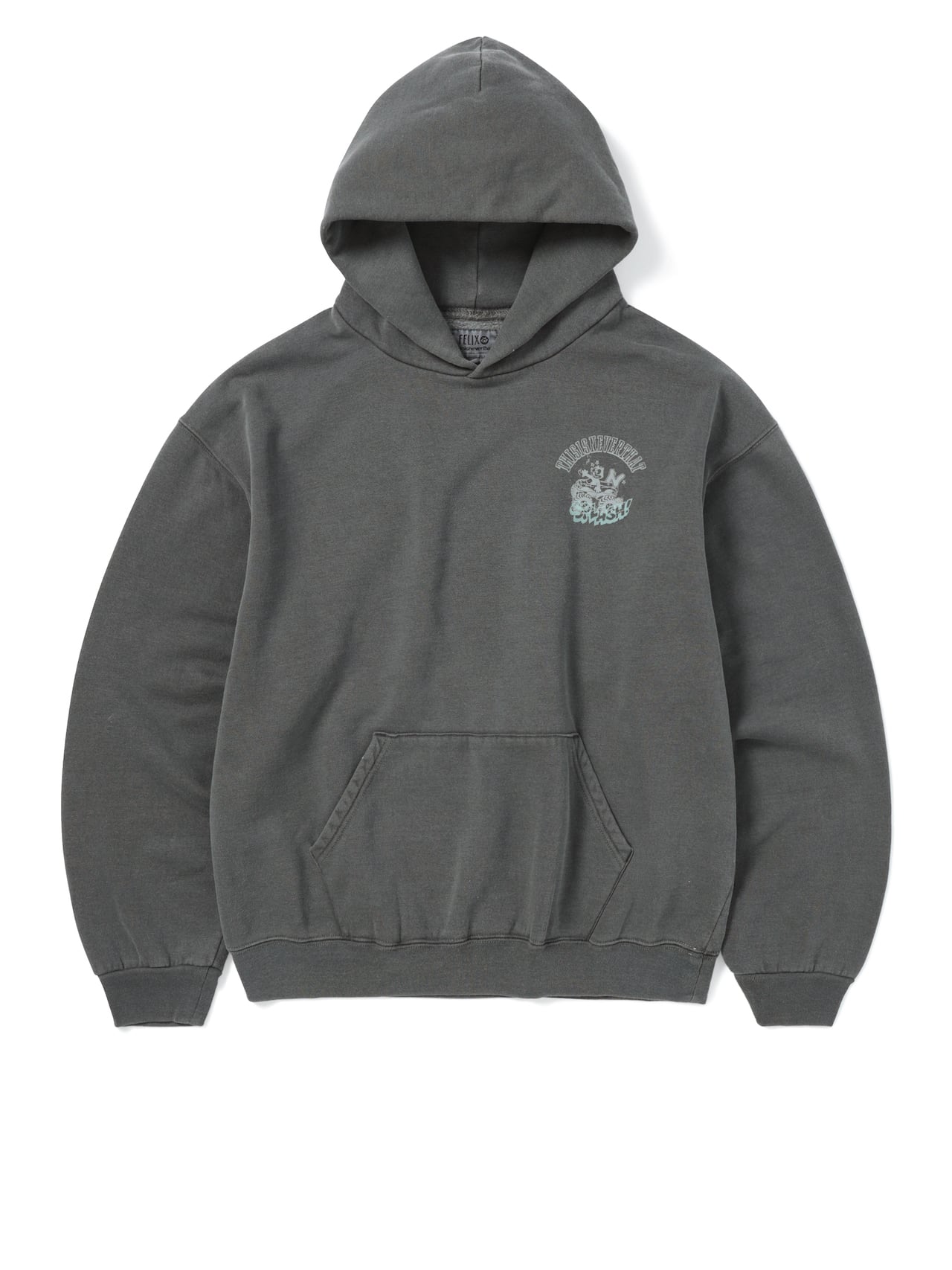 thisisneverthat - TNT Felix Archive Hoodie Dark (Grey) product image 2 | TRAB K-Fashion Australia