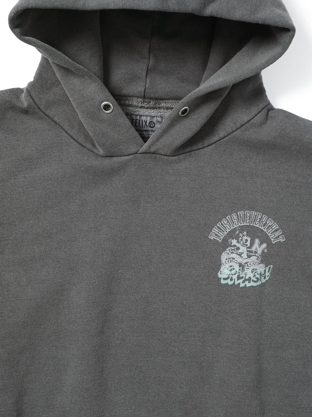 thisisneverthat - TNT Felix Archive Hoodie Dark (Grey) product image 3 | TRAB K-Fashion Australia