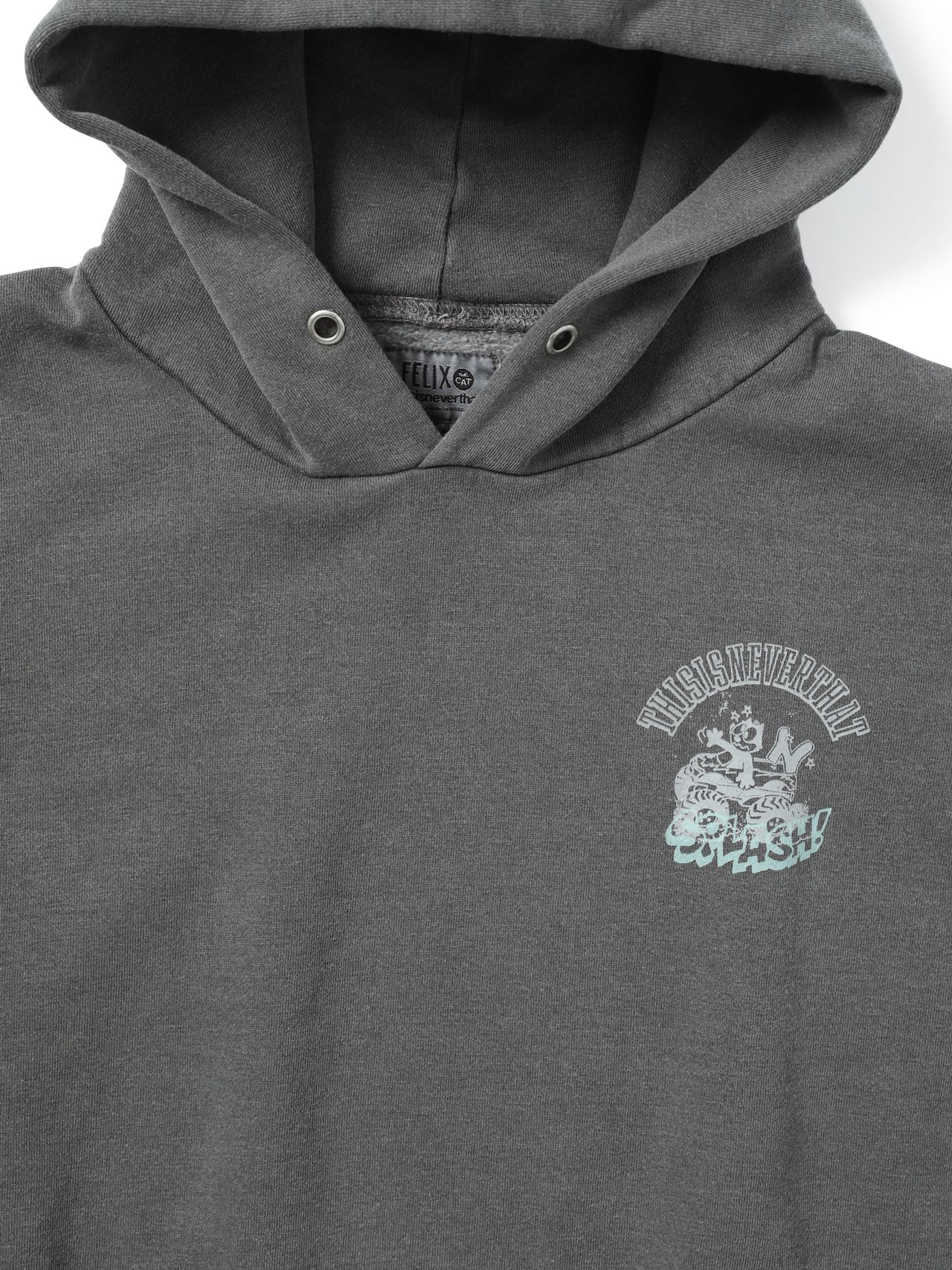 thisisneverthat - TNT Felix Archive Hoodie Dark (Grey) product image 3 | TRAB K-Fashion Australia