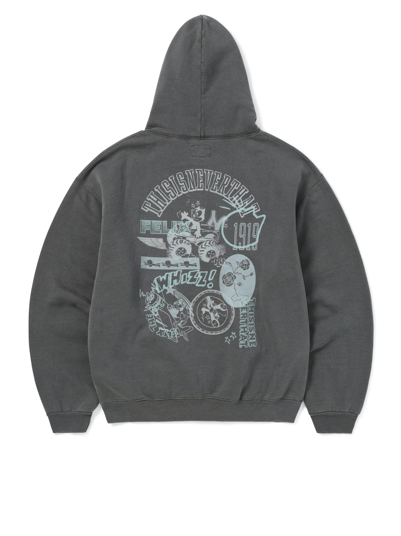 thisisneverthat - TNT Felix Archive Hoodie Dark (Grey) product image 1 | TRAB K-Fashion Australia