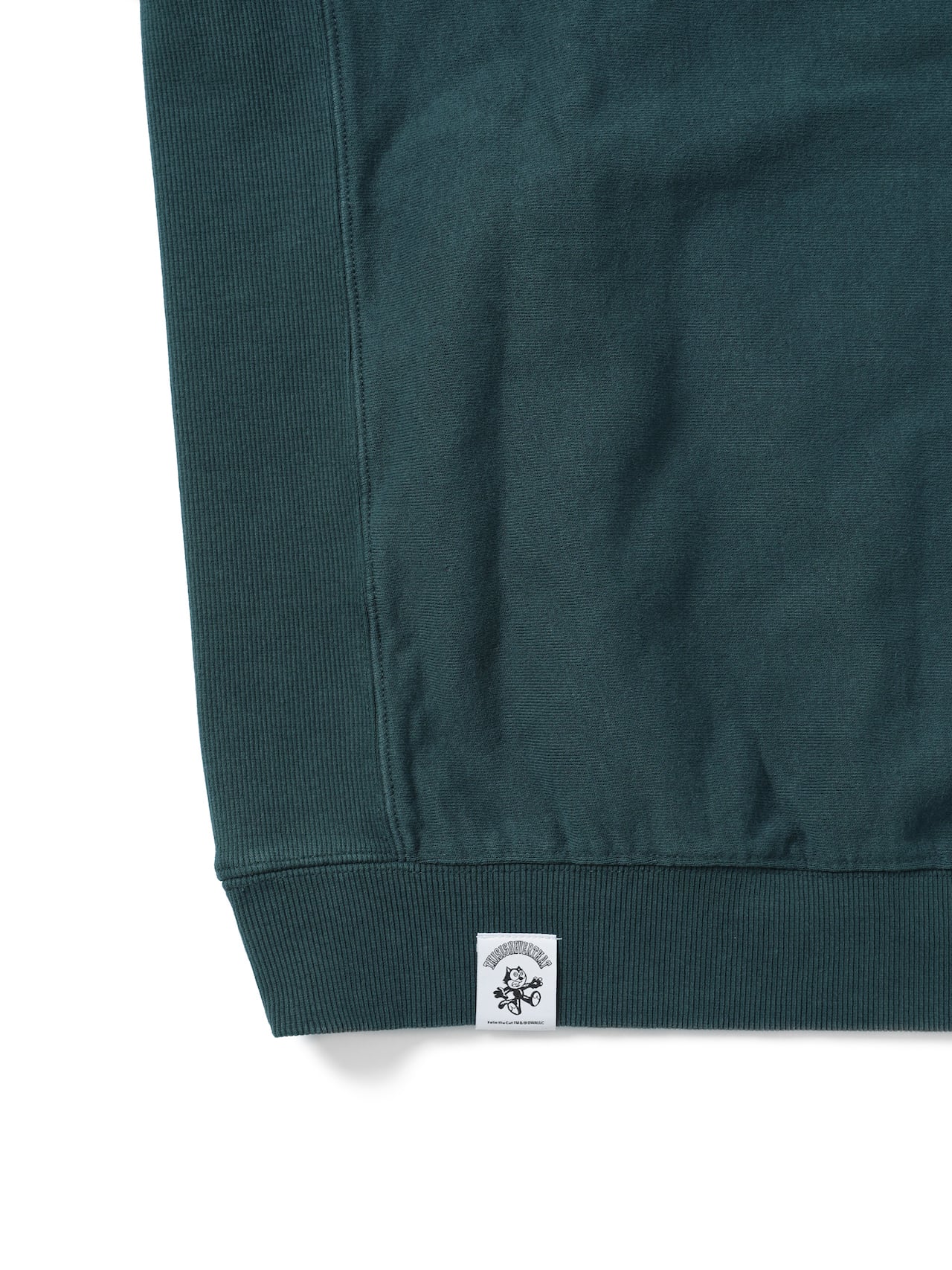 thisisneverthat - TNT Felix Collar Sweatshirt Sea (Green) product image 3 | TRAB K-Fashion Australia