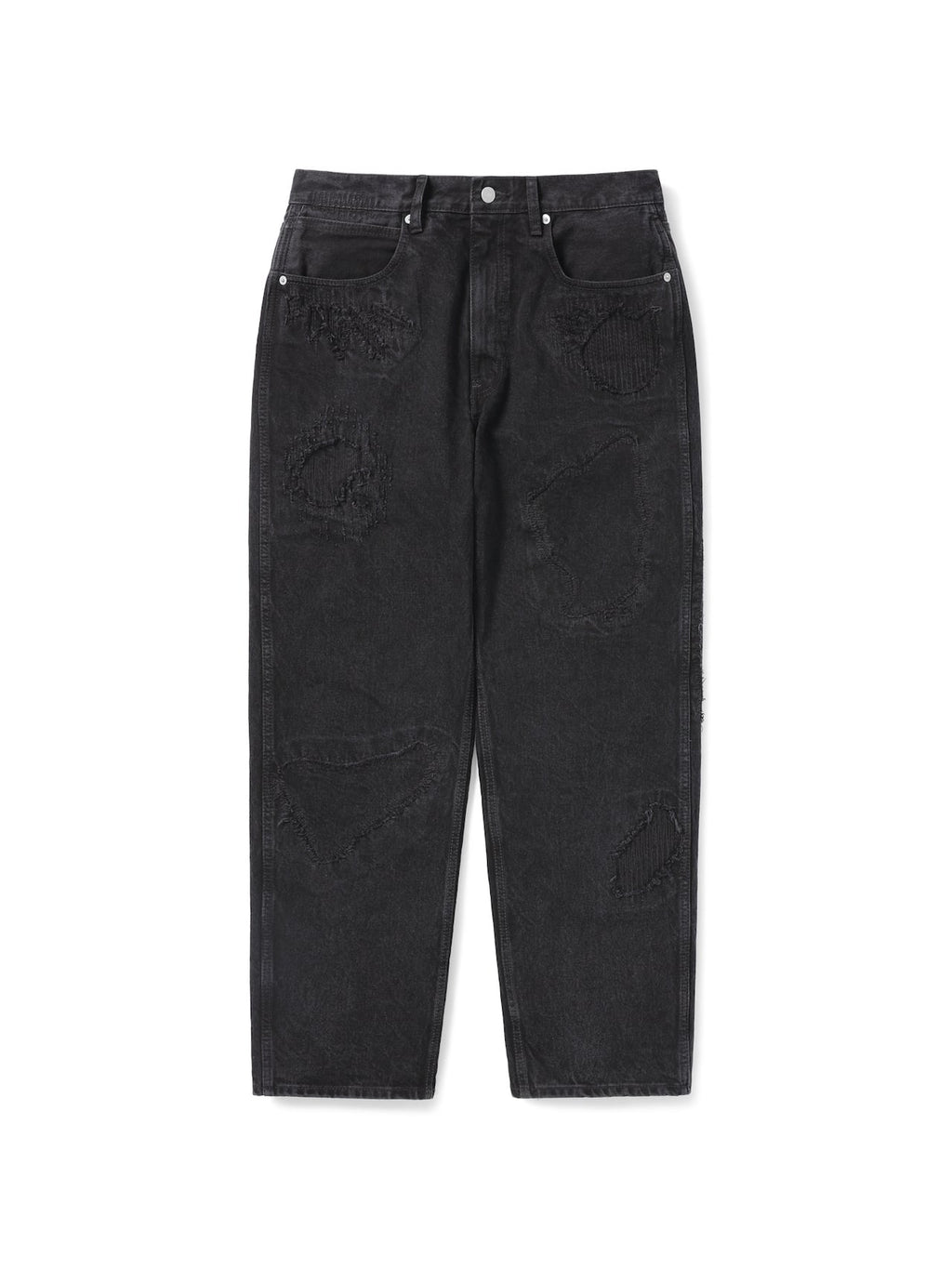thisisneverthat - TNT Felix Damaged Jeans (Black) product image 1 | TRAB K-Fashion Australia