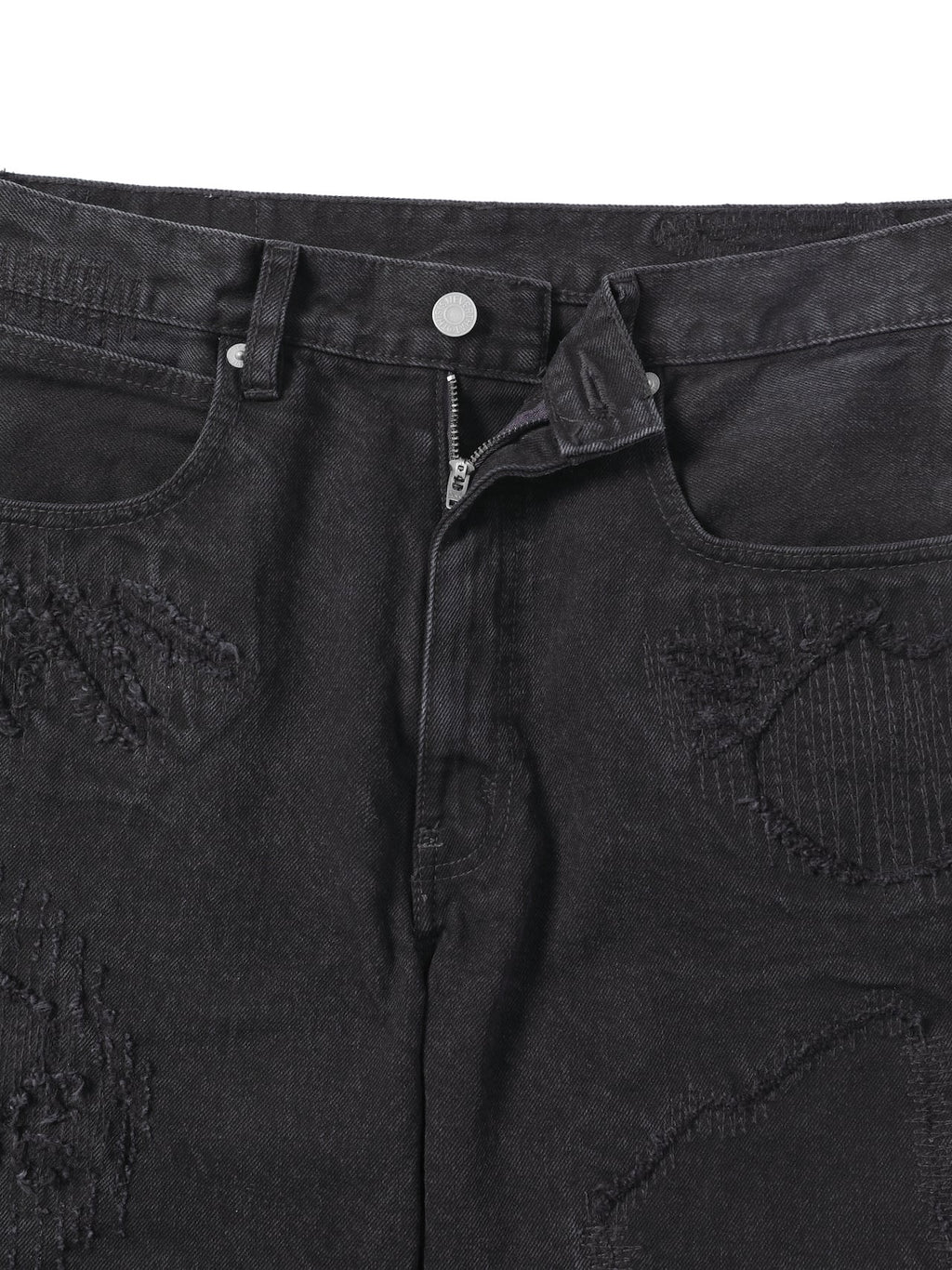 thisisneverthat - TNT Felix Damaged Jeans (Black) product image 2 | TRAB K-Fashion Australia