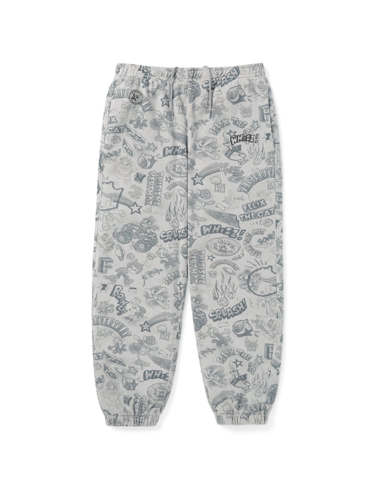 thisisneverthat - TNT Felix Graffiti Sweatpant (Grey) product image 1 | TRAB K-Fashion Australia