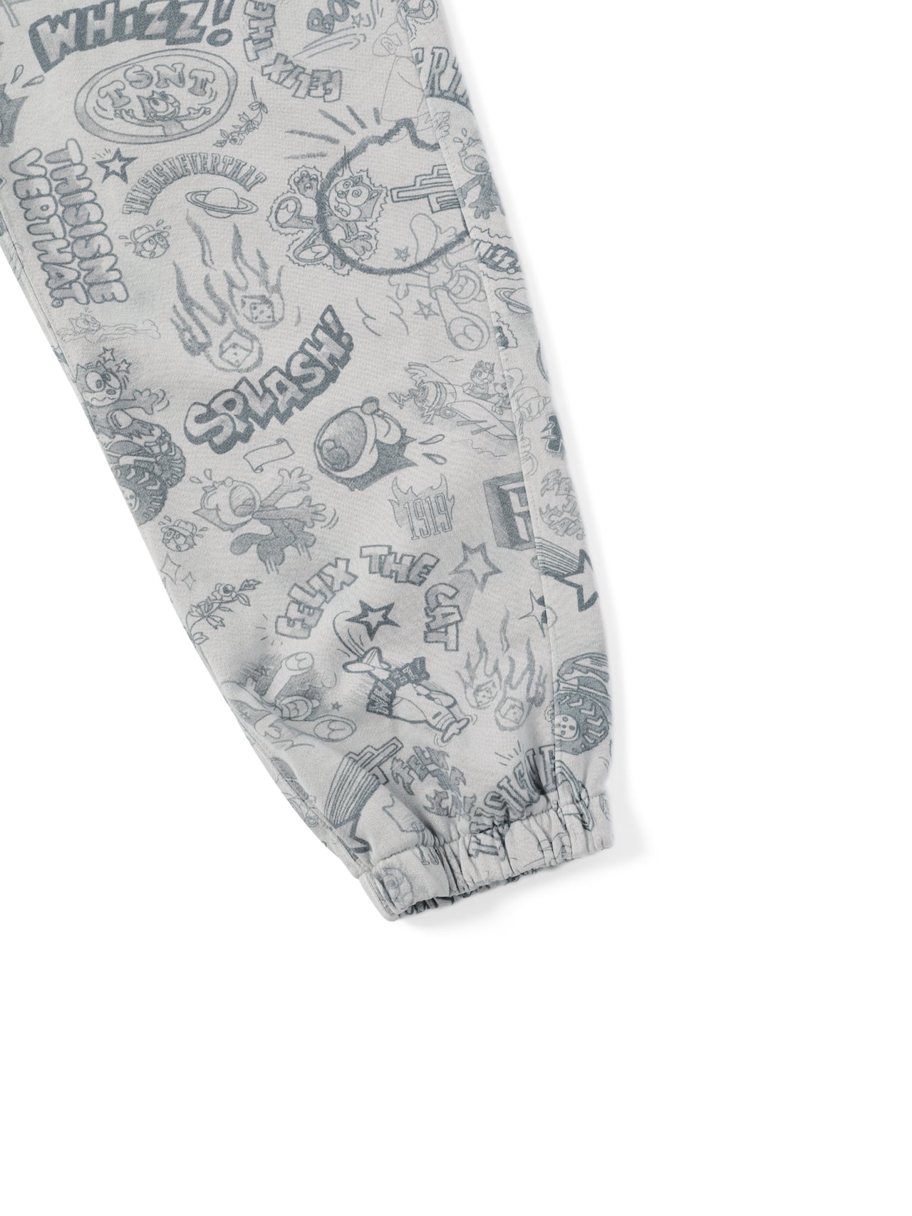 thisisneverthat - TNT Felix Graffiti Sweatpant (Grey) product image 4 | TRAB K-Fashion Australia