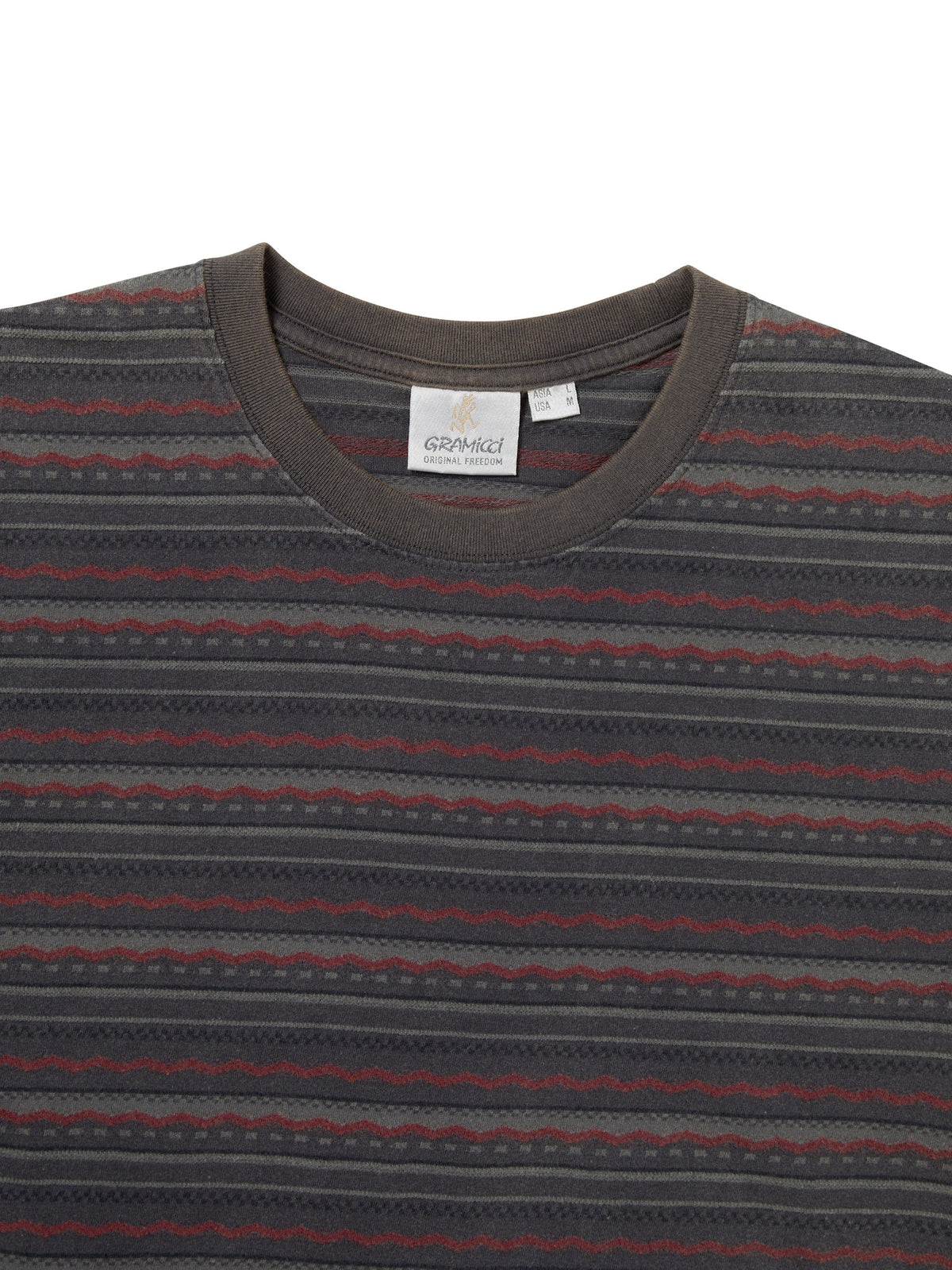 thisisneverthat - Tnt Gramicci Faded Striped Tee (Charcoal) product image 2 | TRAB K-Fashion Australia