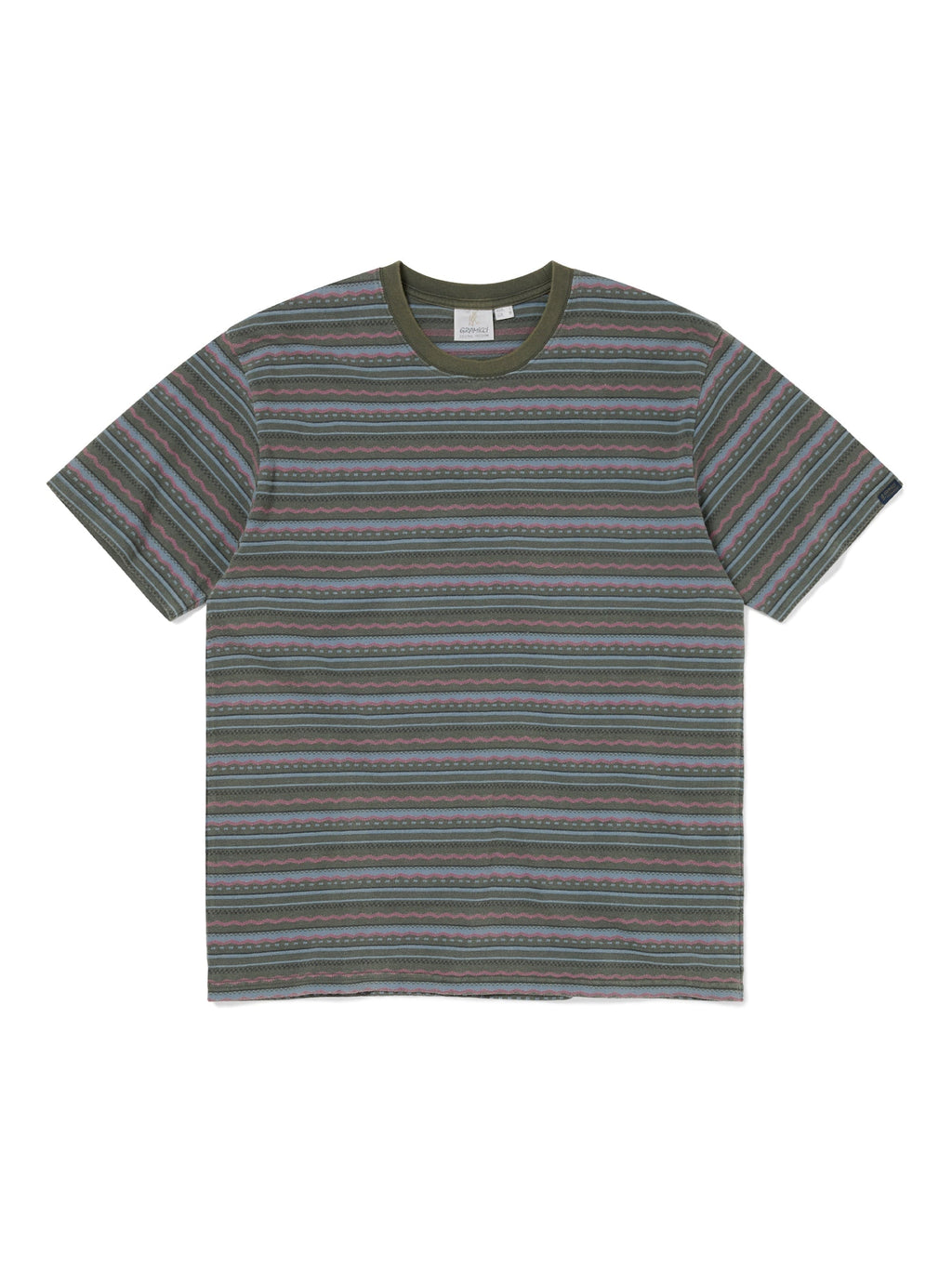 thisisneverthat - Tnt Gramicci Faded Striped Tee (Sage) product image 1 | TRAB K-Fashion Australia