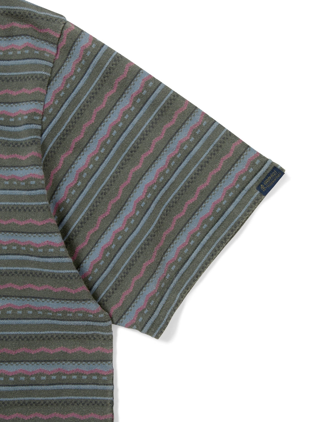 thisisneverthat - Tnt Gramicci Faded Striped Tee (Sage) product image 3 | TRAB K-Fashion Australia